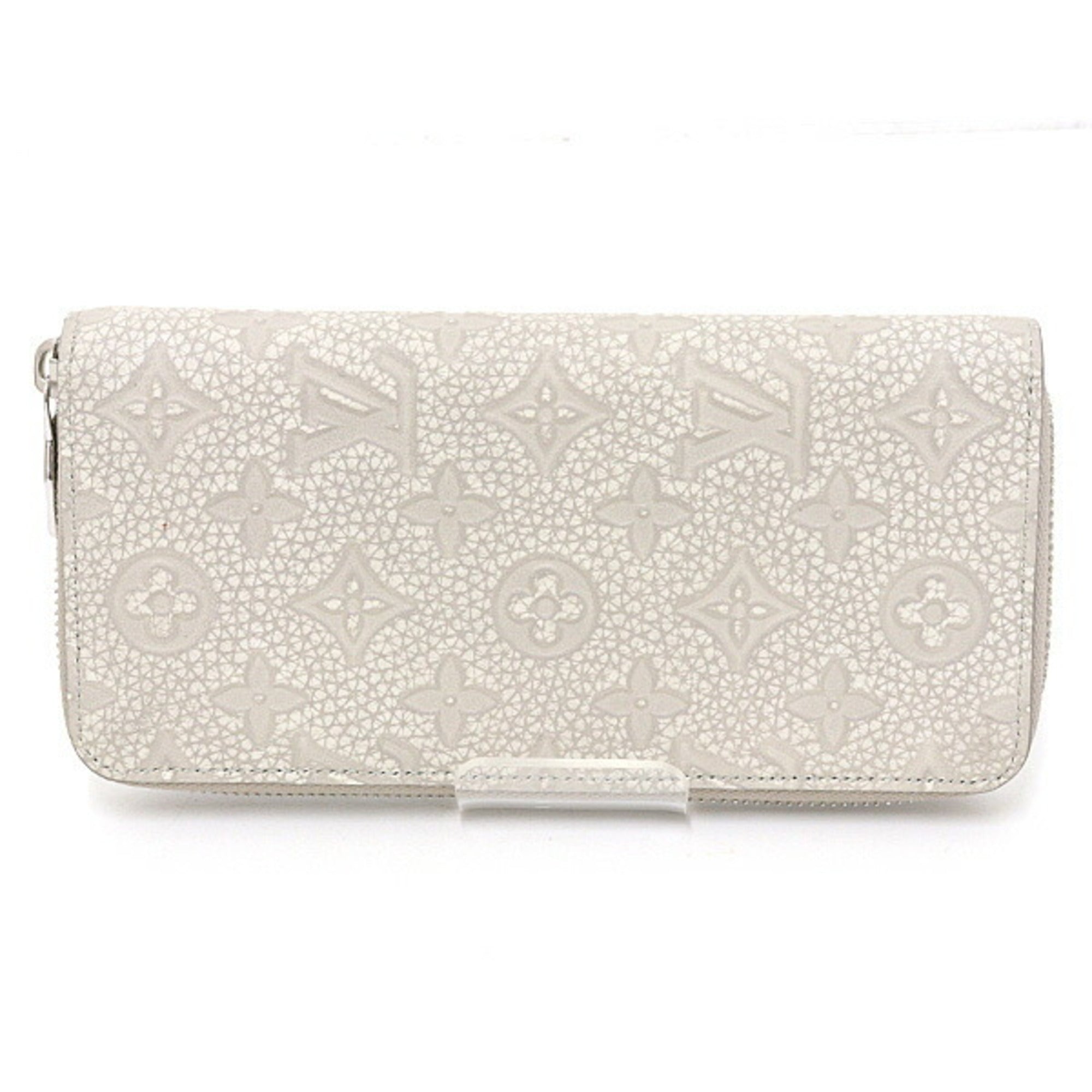 Louis Vuitton Taurillon White Leather Long Wallet (Bi-Fold) (Pre-Owned)