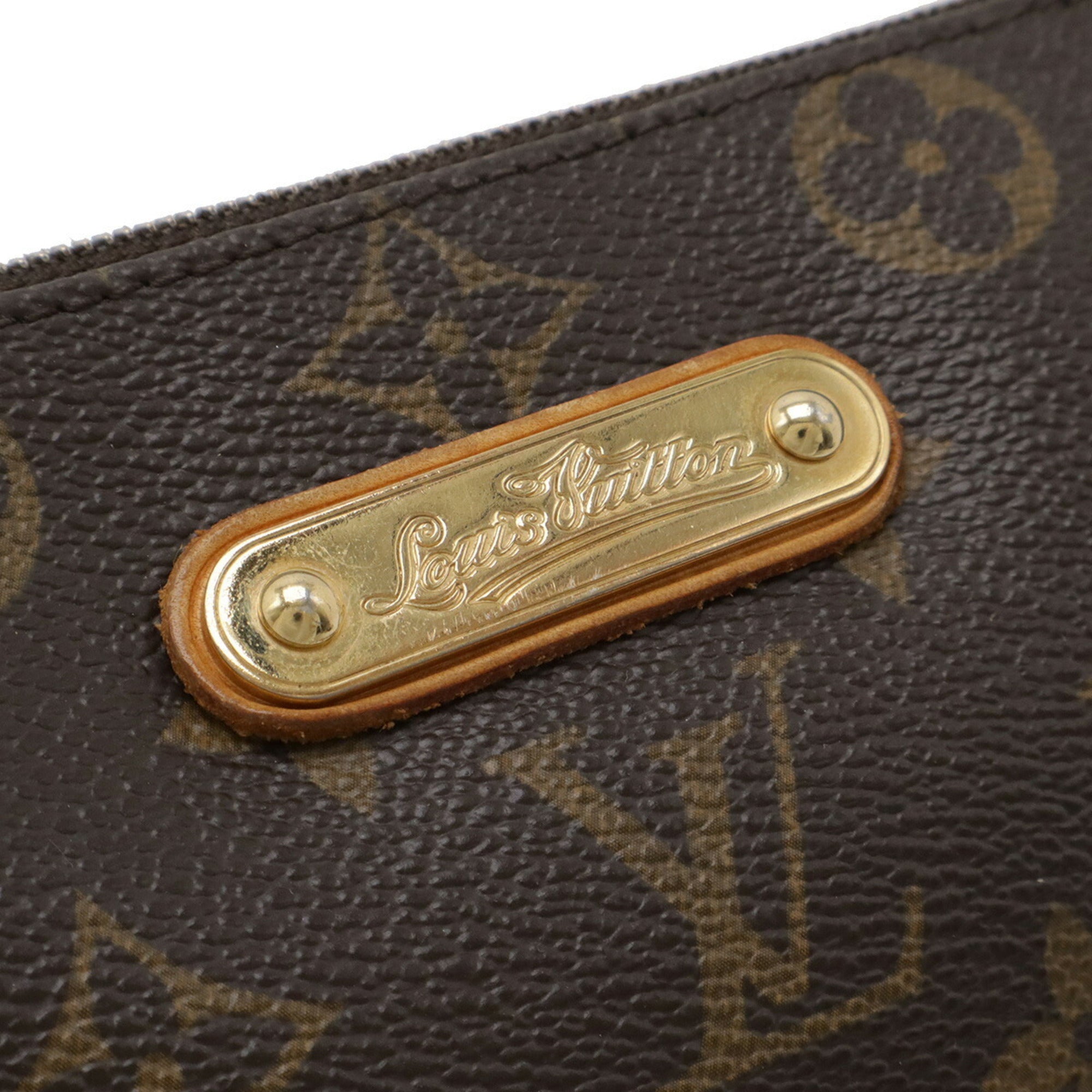 Louis Vuitton Brown Monogram Canvas Pvc Coated Canvas Handbag Pouch Shoulder Bag (Pre-Owned)