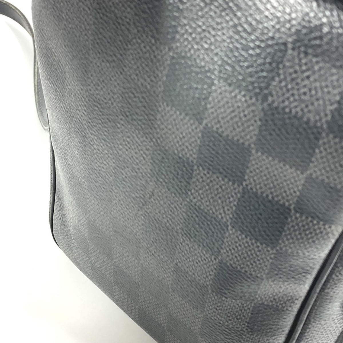 Louis Vuitton Black Damier Graphite Damier Graphite Pochette Shoulder Bag (Pre-Owned)