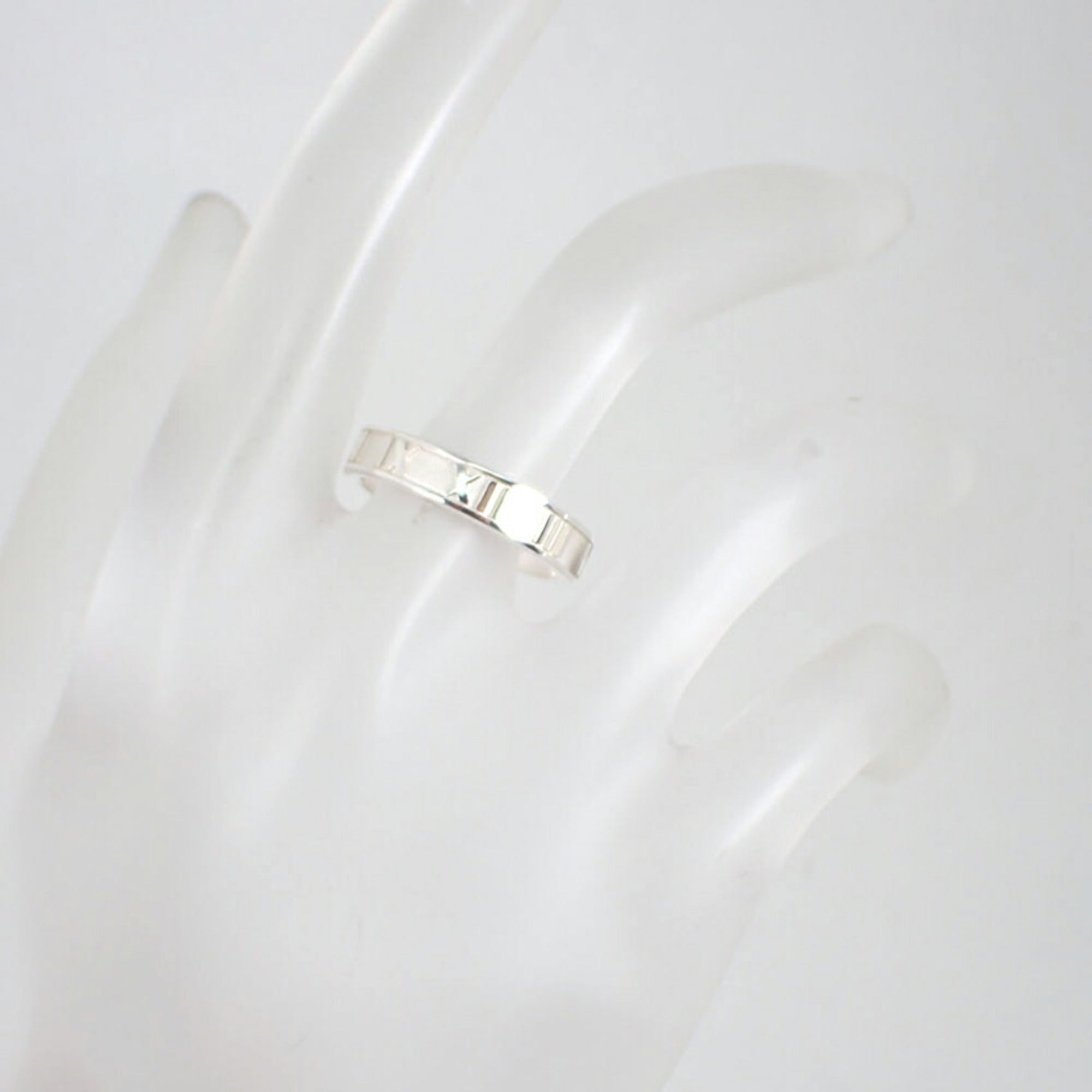 Tiffany Sterling Silver 925 Band Ring (Pre-Owned)