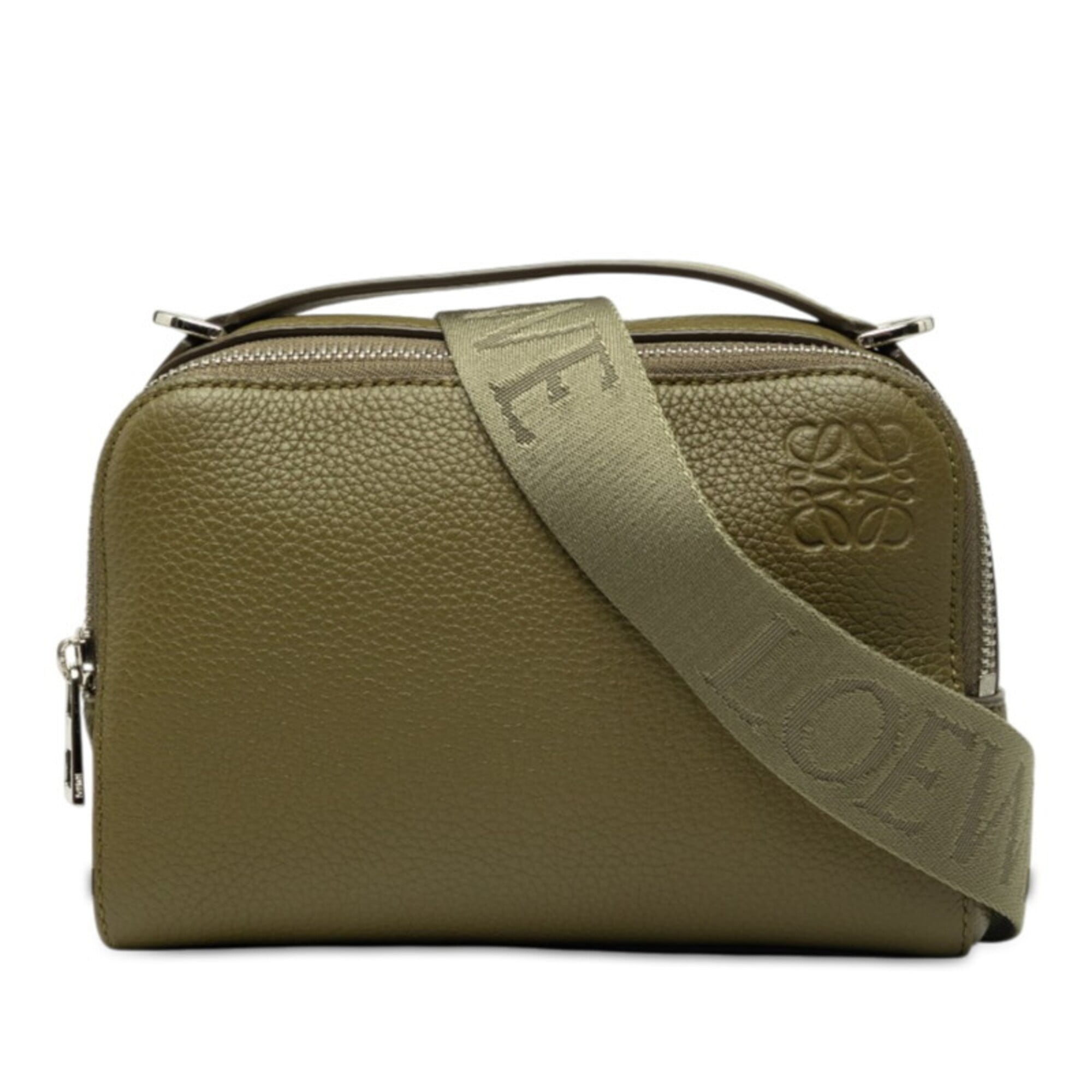 Loewe Green Khaki Shoulder Bag (Pre-Owned)