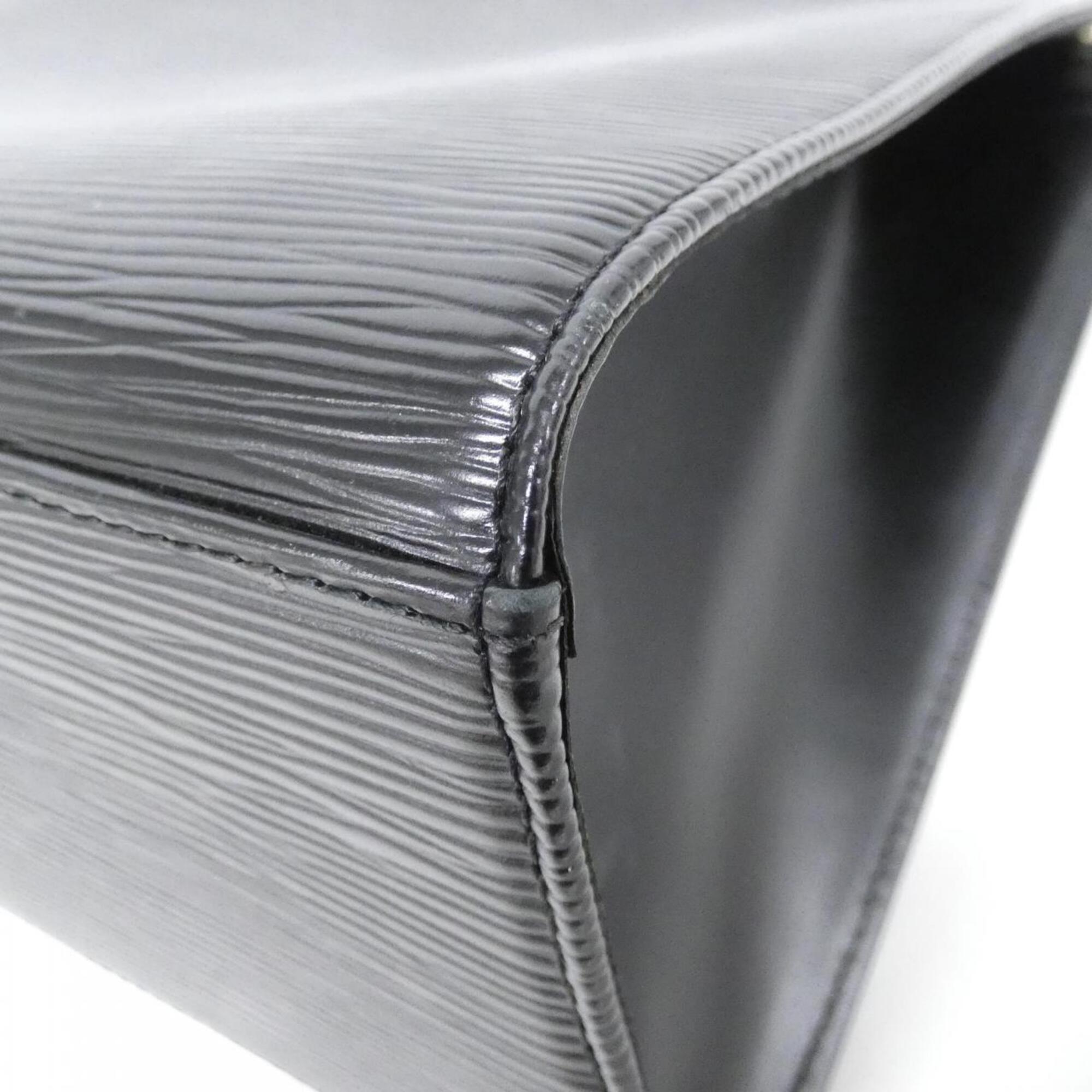 Louis Vuitton Black Leather Shoulder Bag (Pre-Owned)
