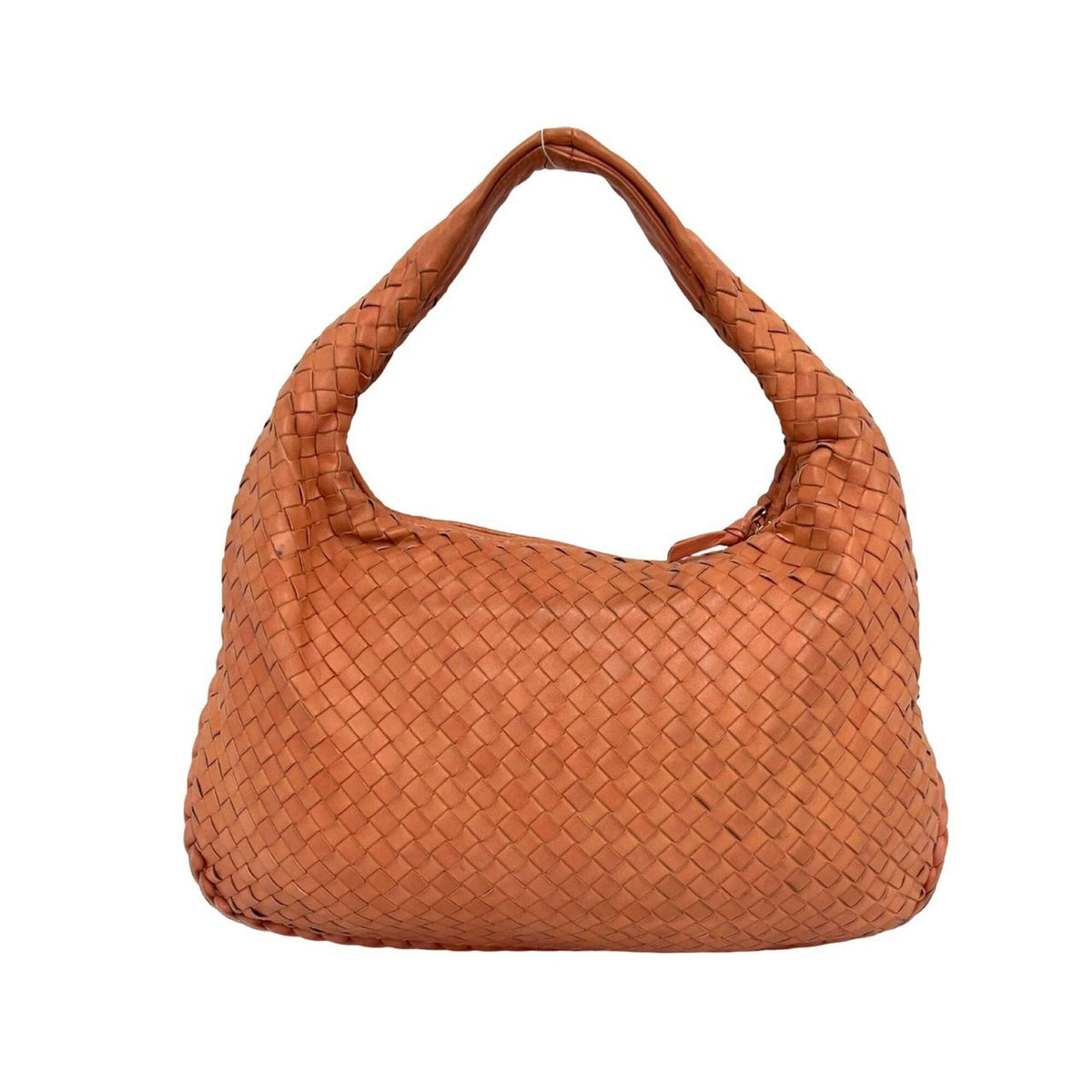 Bottega Veneta Brown Leather Handbag Shoulder Bag (Pre-Owned)