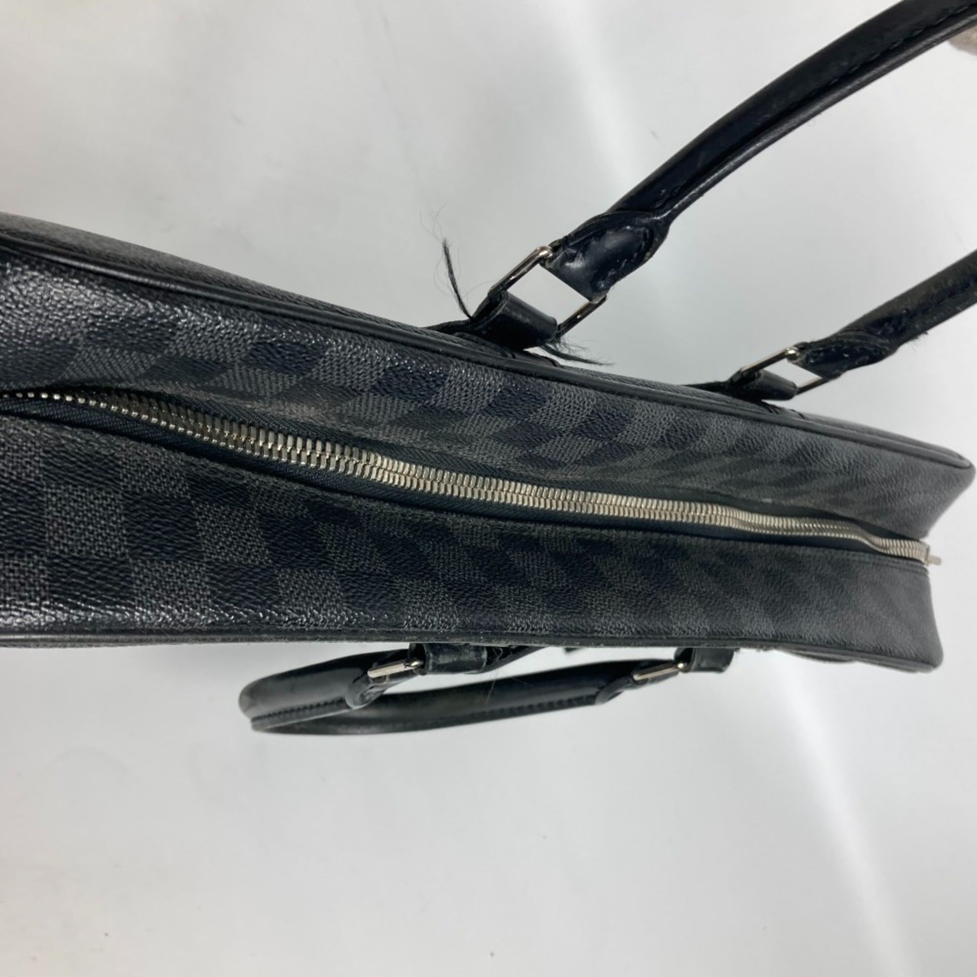 Louis Vuitton Black Damier Graphite Handbag Tote Bag (Pre-Owned)