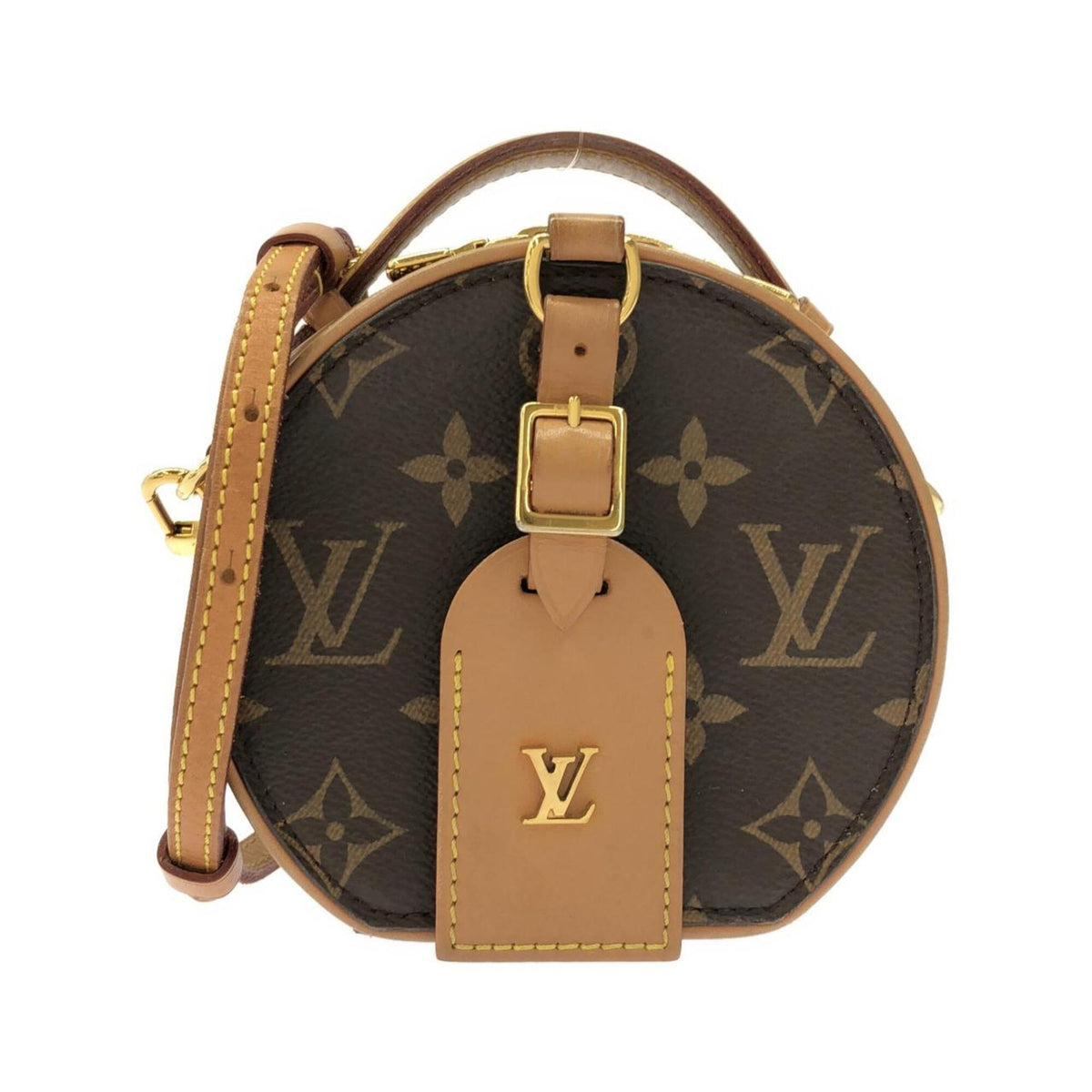 Louis Vuitton Marron Monogram Coated Canvas Shoulder Bag (Pre-Owned)
