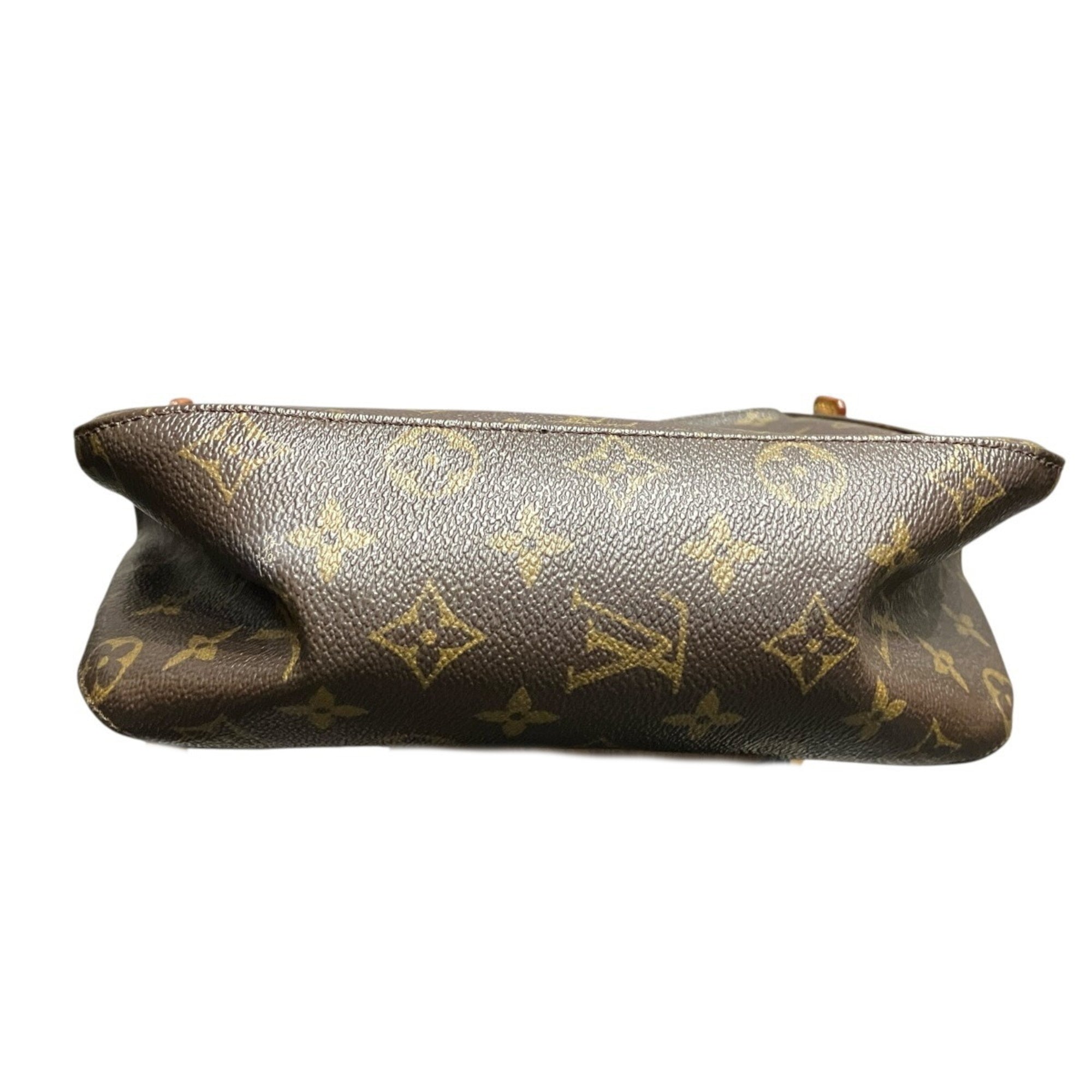 Louis Vuitton Brown Monogram Canvas Pvc Coated Canvas Leather Shoulder Bag (Pre-Owned)
