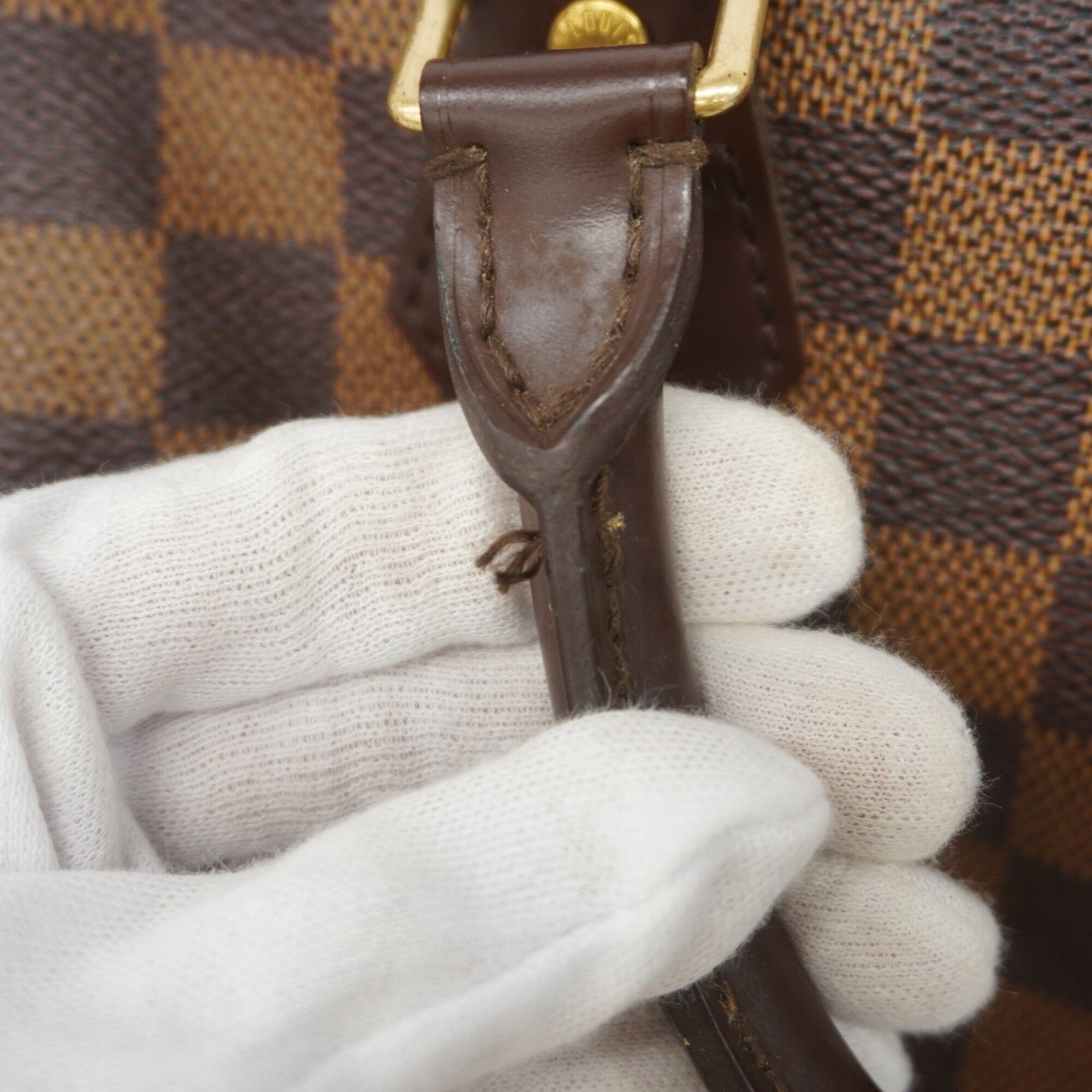 Louis Vuitton Ebene Handbag (Pre-Owned)