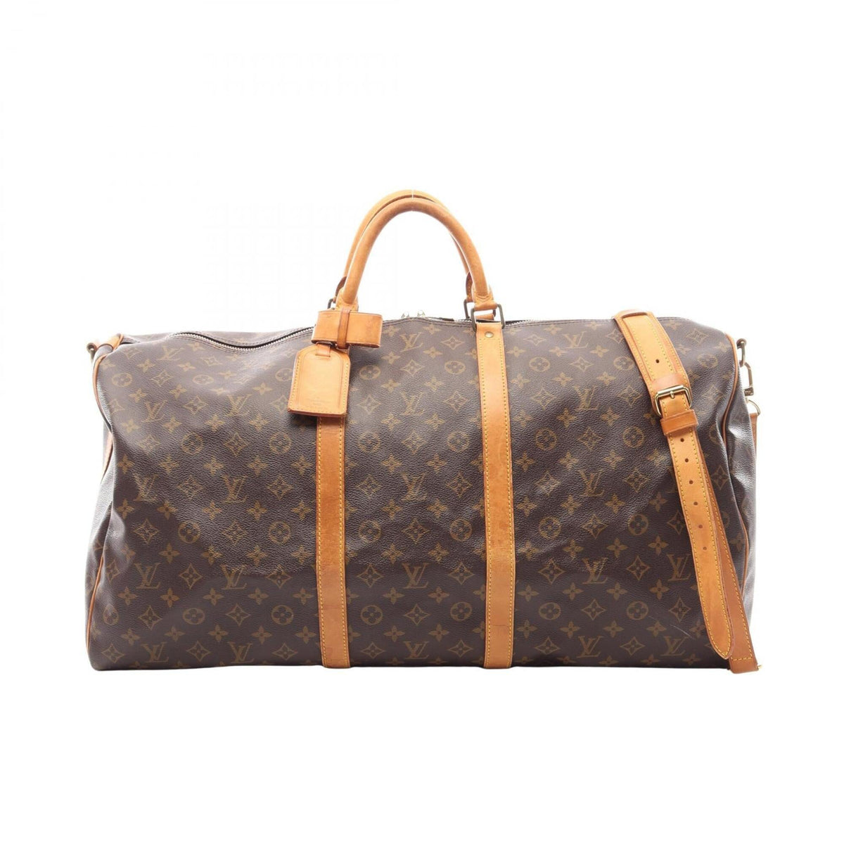 Louis Vuitton Brown Monogram Monogram Leather Boston Bag Handbag (Pre-Owned)
