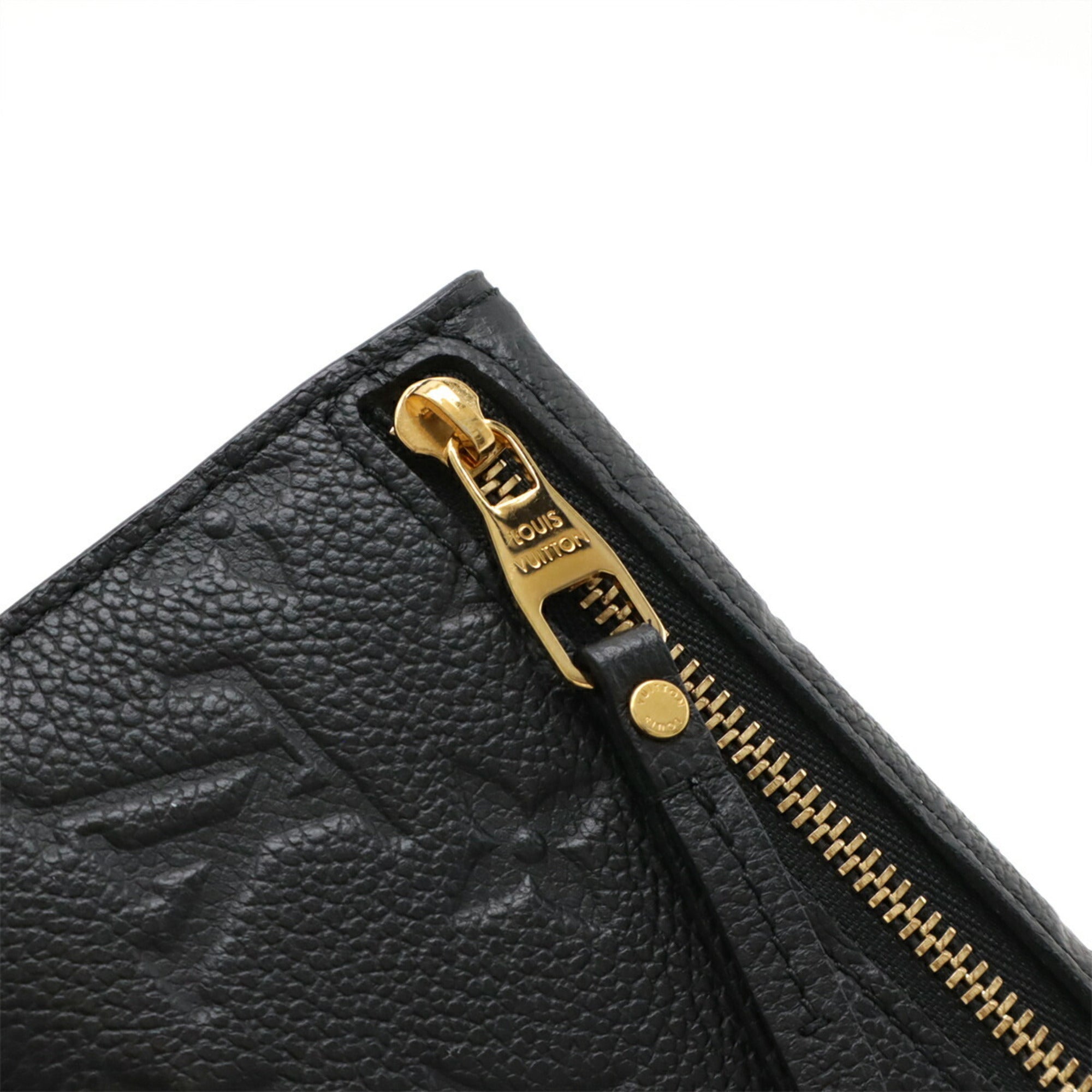 Louis Vuitton Monogram Empreinte Black Noir Monogram Empreinte Coin Purse/Coin Case (Pre-Owned)