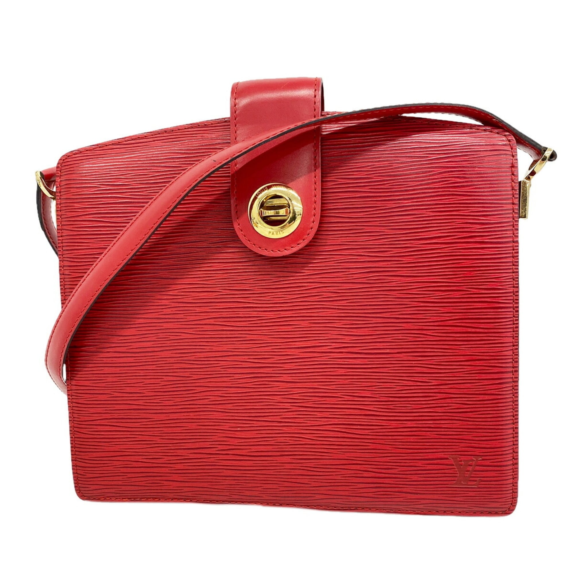 Louis Vuitton Castilian Red Shoulder Bag (Pre-Owned)