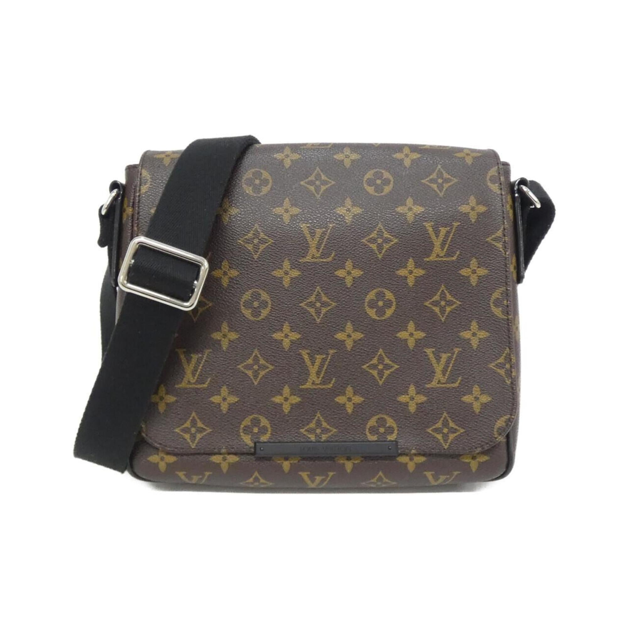 Louis Vuitton Monogram Macassar Marron Coated Canvas Shoulder Bag (Pre-Owned)