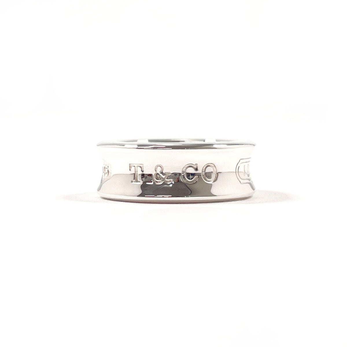 Tiffany Silver Silver 925 Band Ring (Pre-Owned)