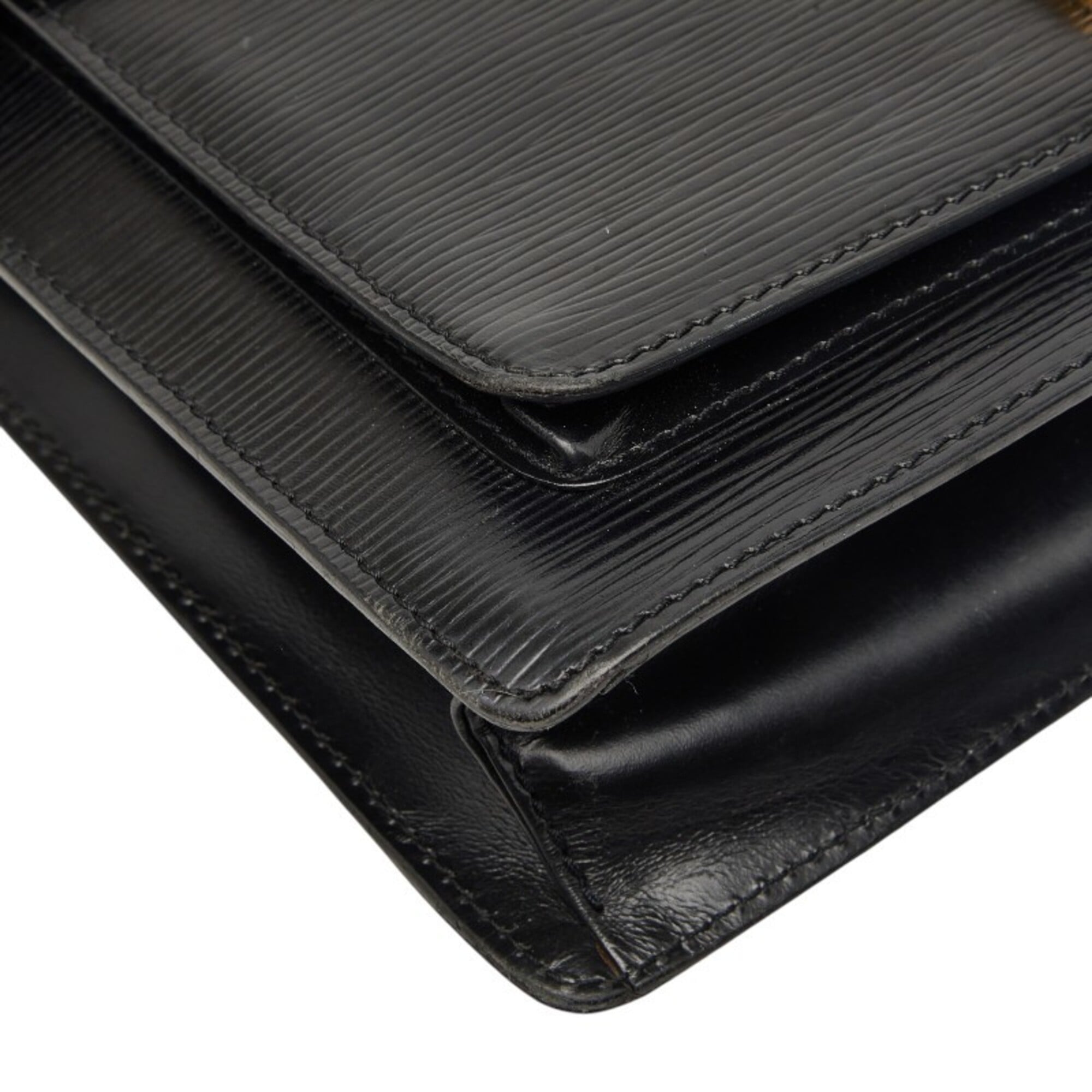 Louis Vuitton Epi Black Noir Leather Handbag Shoulder Bag (Pre-Owned)