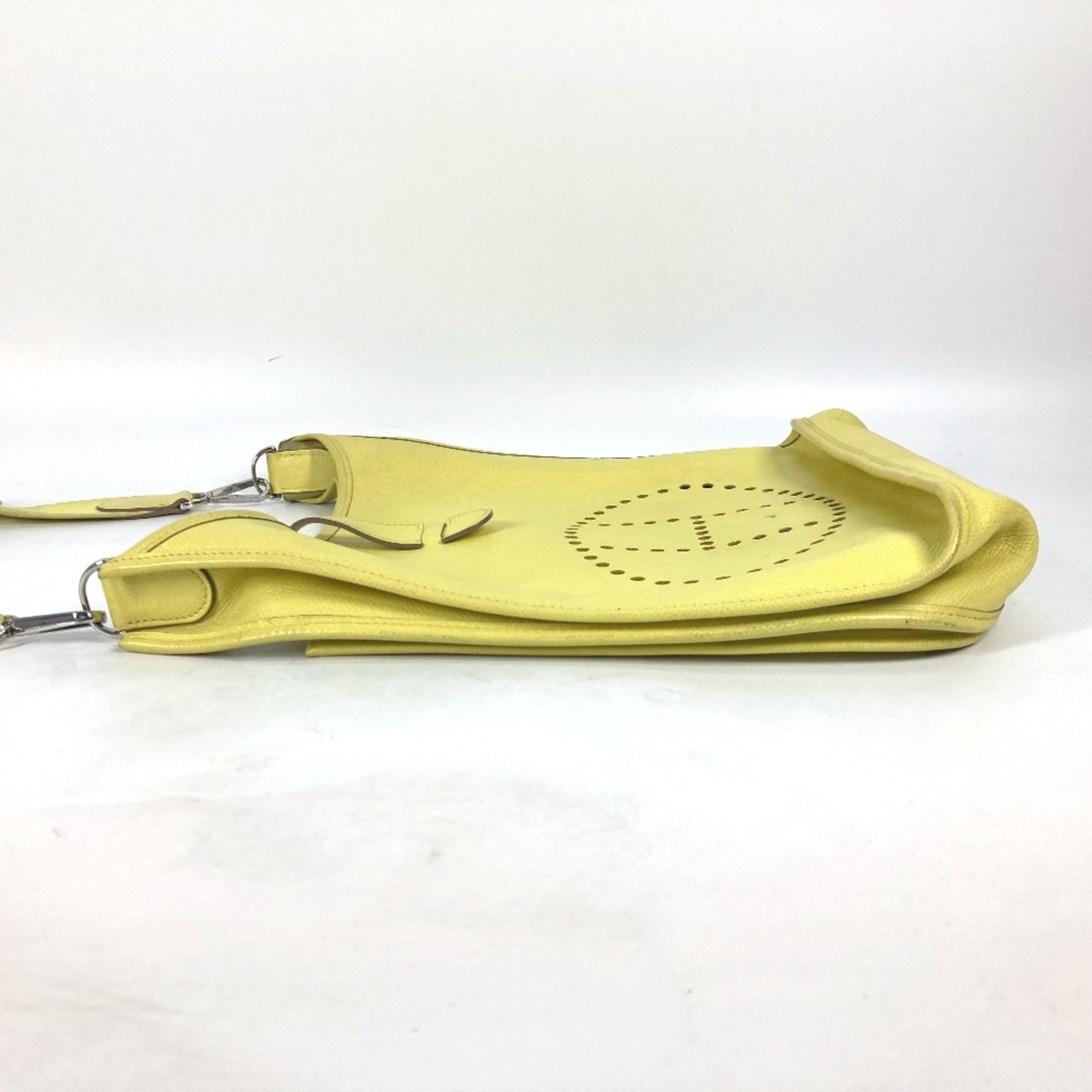Hermes Lime Lime Yellow Yellow Epsom Leather Shoulder Bag (Pre-Owned)
