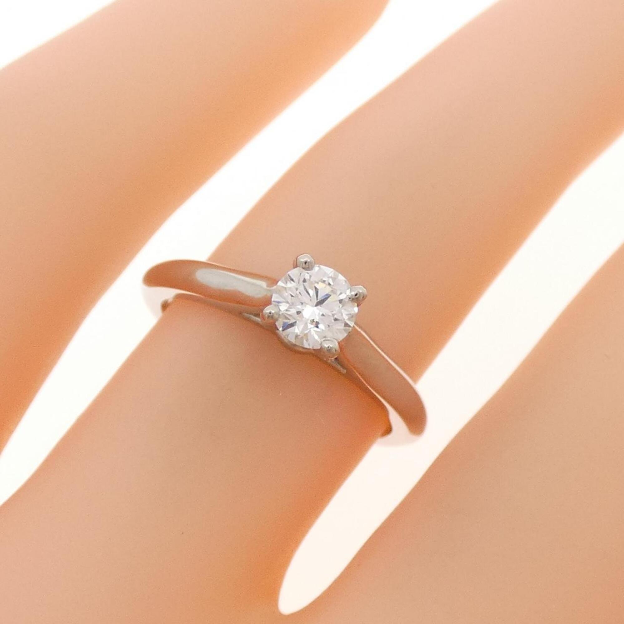 Cartier Silver Platinum 950 Anniversary Ring (Pre-Owned)