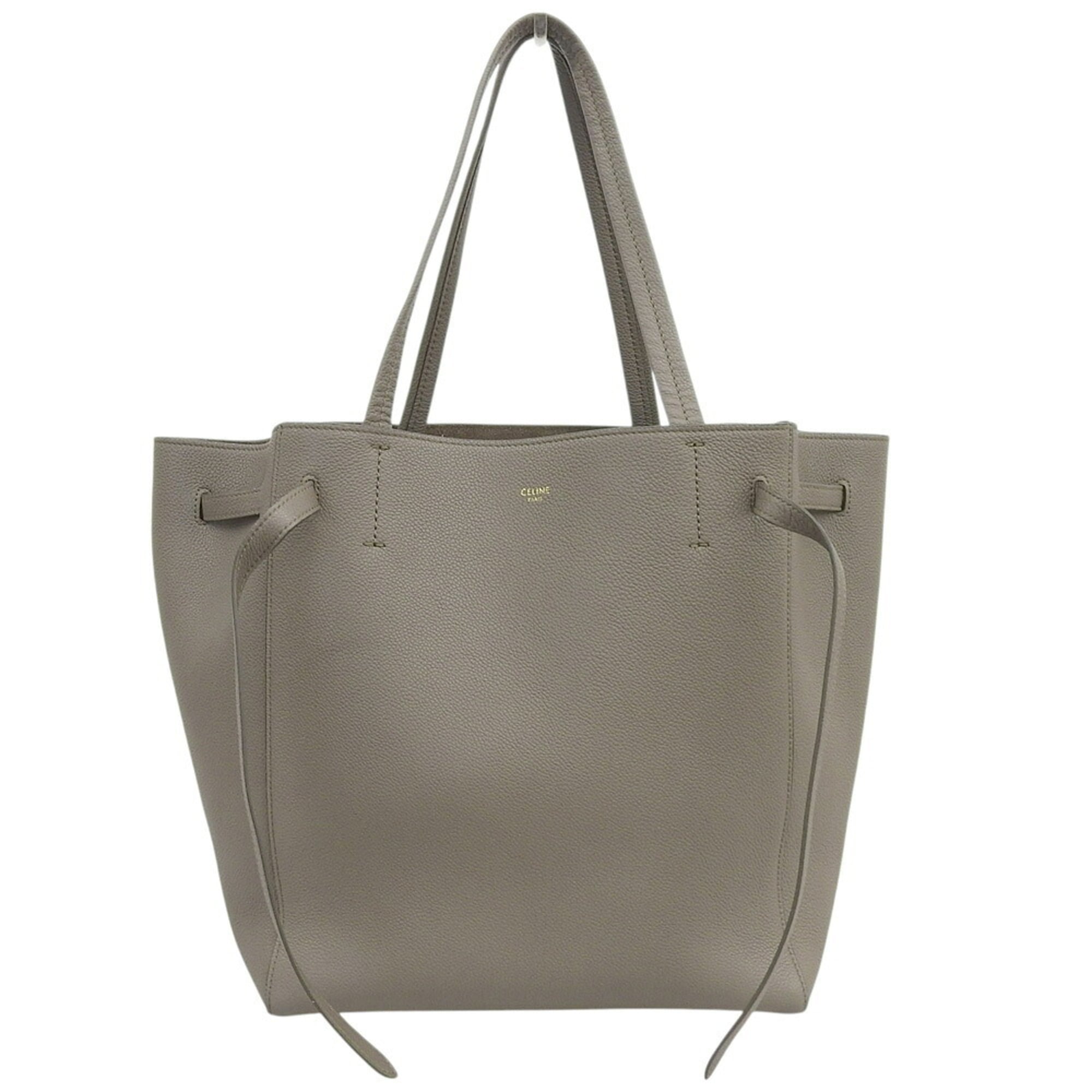 Celine Gray Leather Tote Bag (Pre-Owned)
