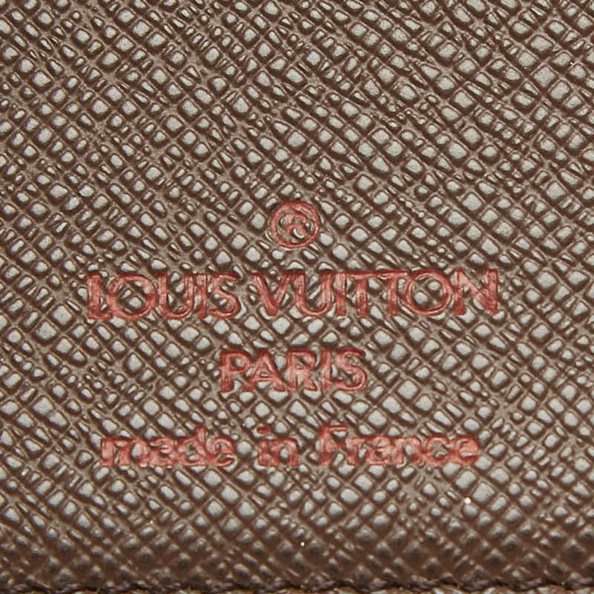 Louis Vuitton Brown Pvc Leather Long Wallet (Bi-Fold) (Pre-Owned)