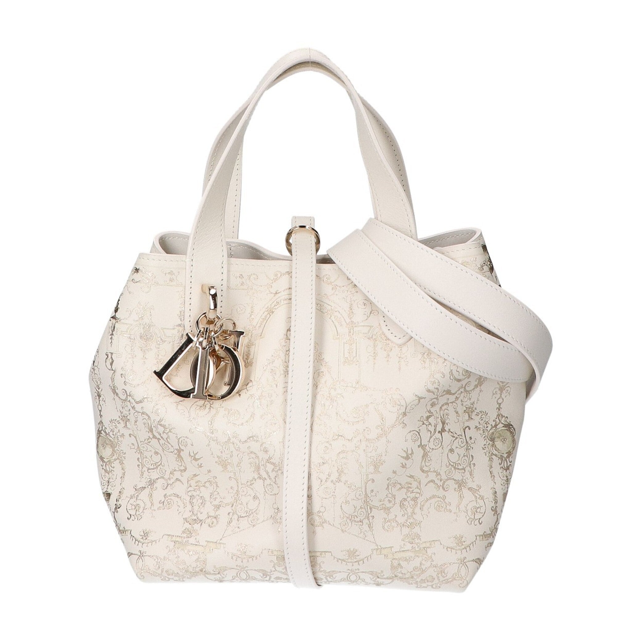 Christian Dior White Leather Handbag (Pre-Owned)