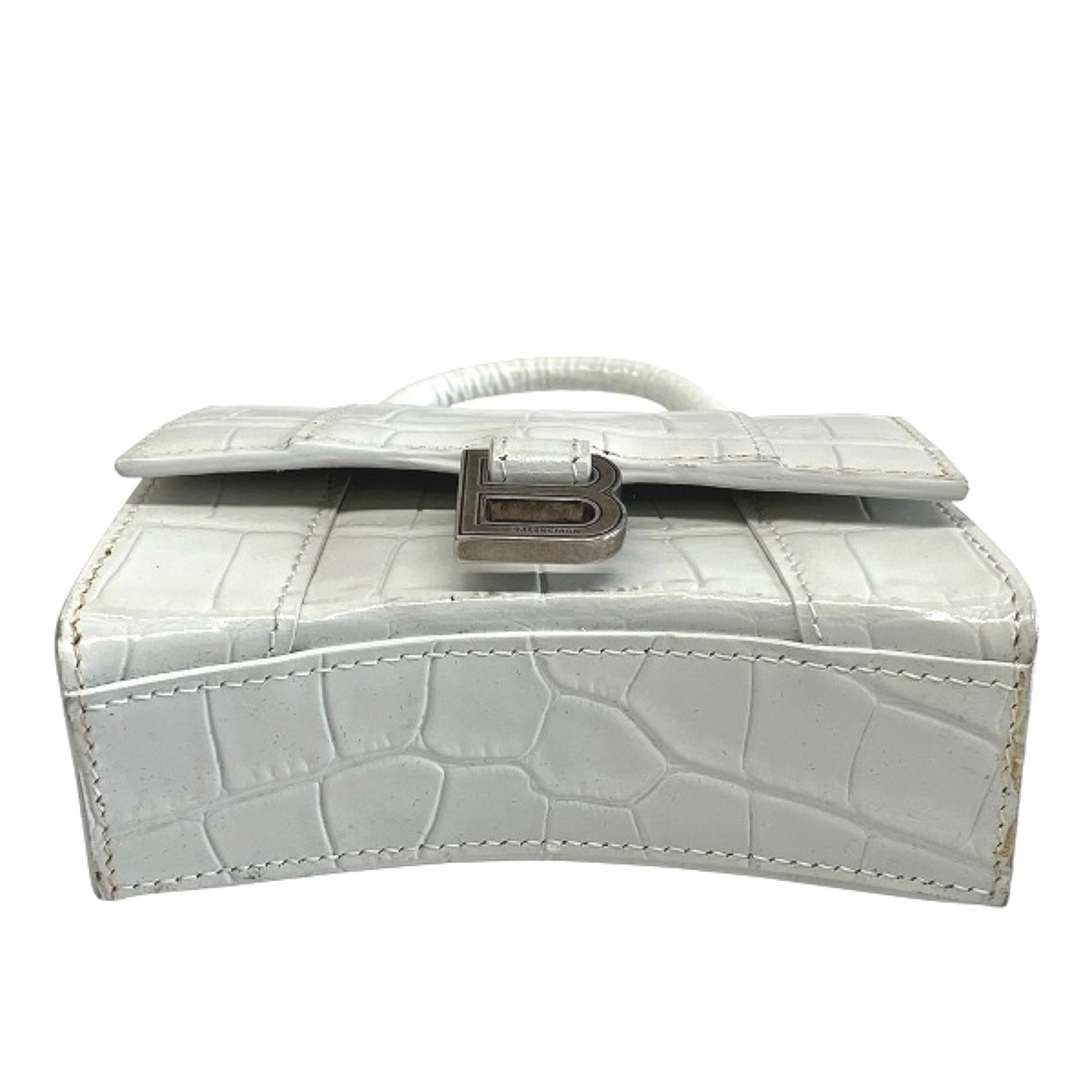Balenciaga White Leather Shoulder Bag (Pre-Owned)