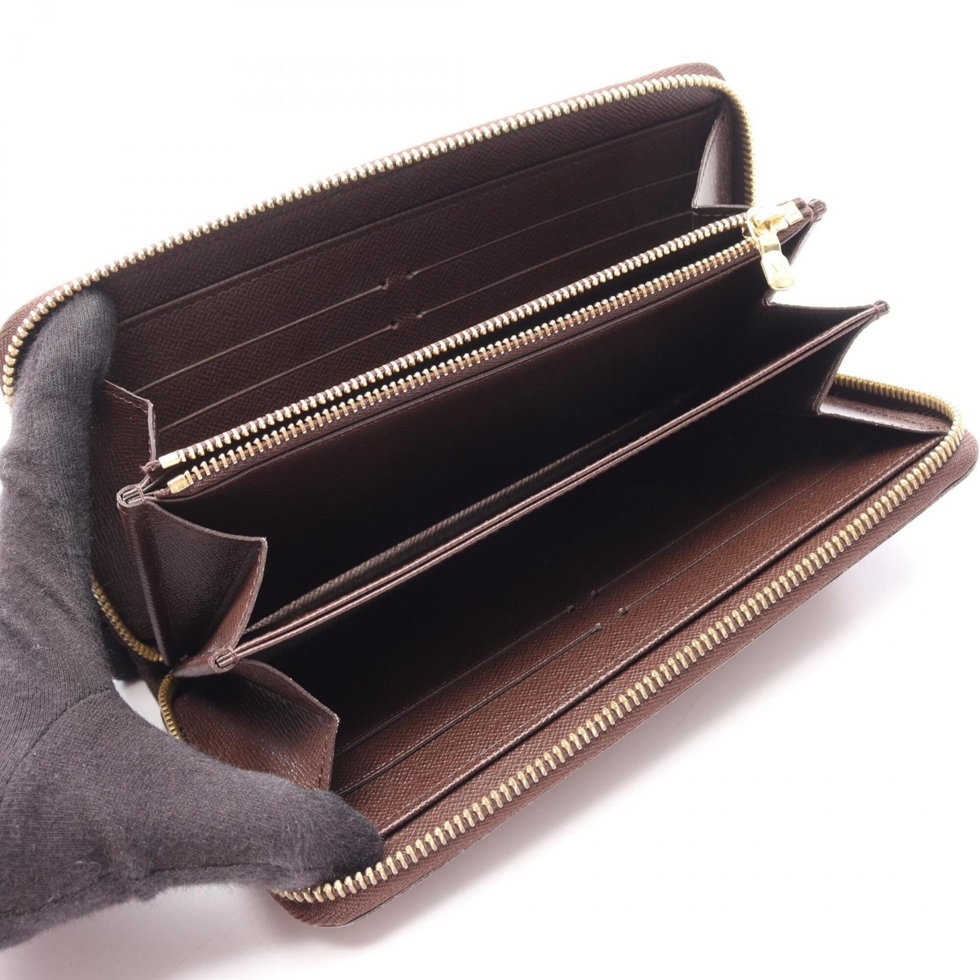Louis Vuitton Brown Pvc Long Wallet (Bi-Fold) (Pre-Owned)
