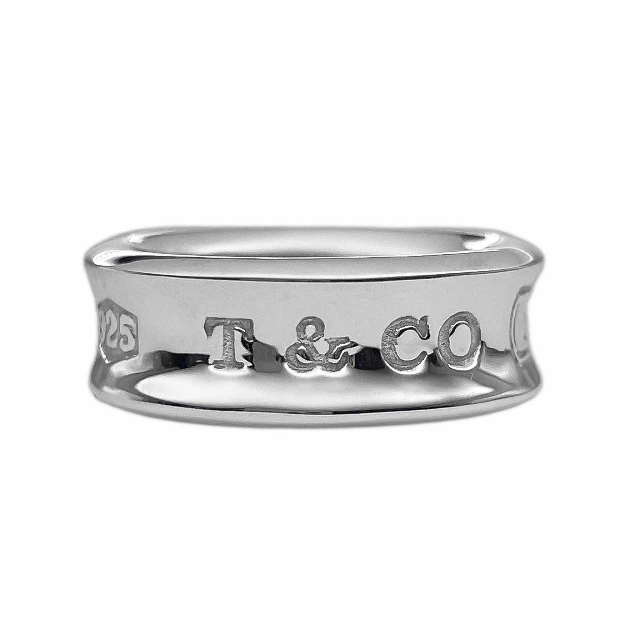 Tiffany Silver Silver 925 Band Ring (Pre-Owned)