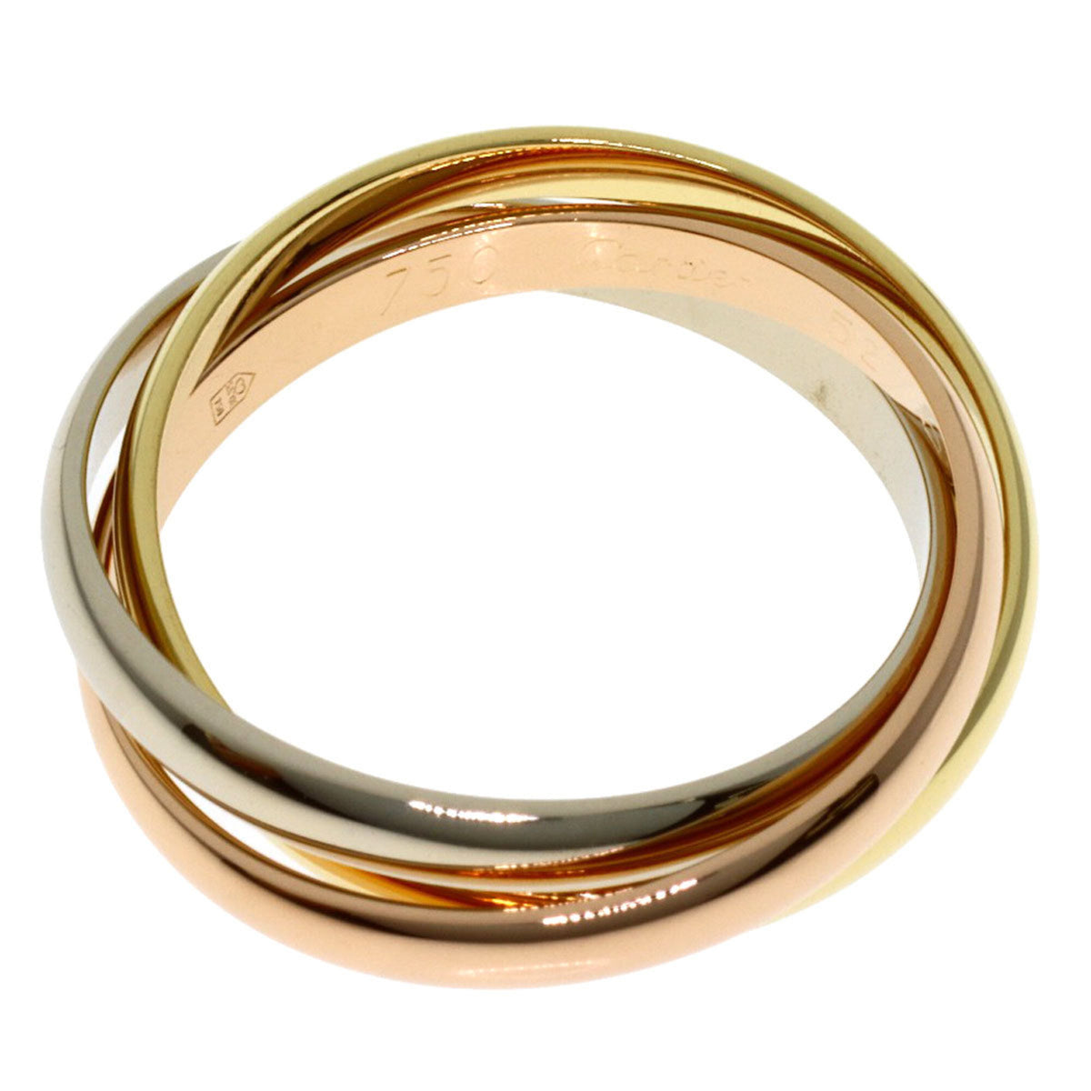 Cartier Yellow Gold (18K) Pink Gold (18K) White Gold (18K) Band Ring (Pre-Owned)