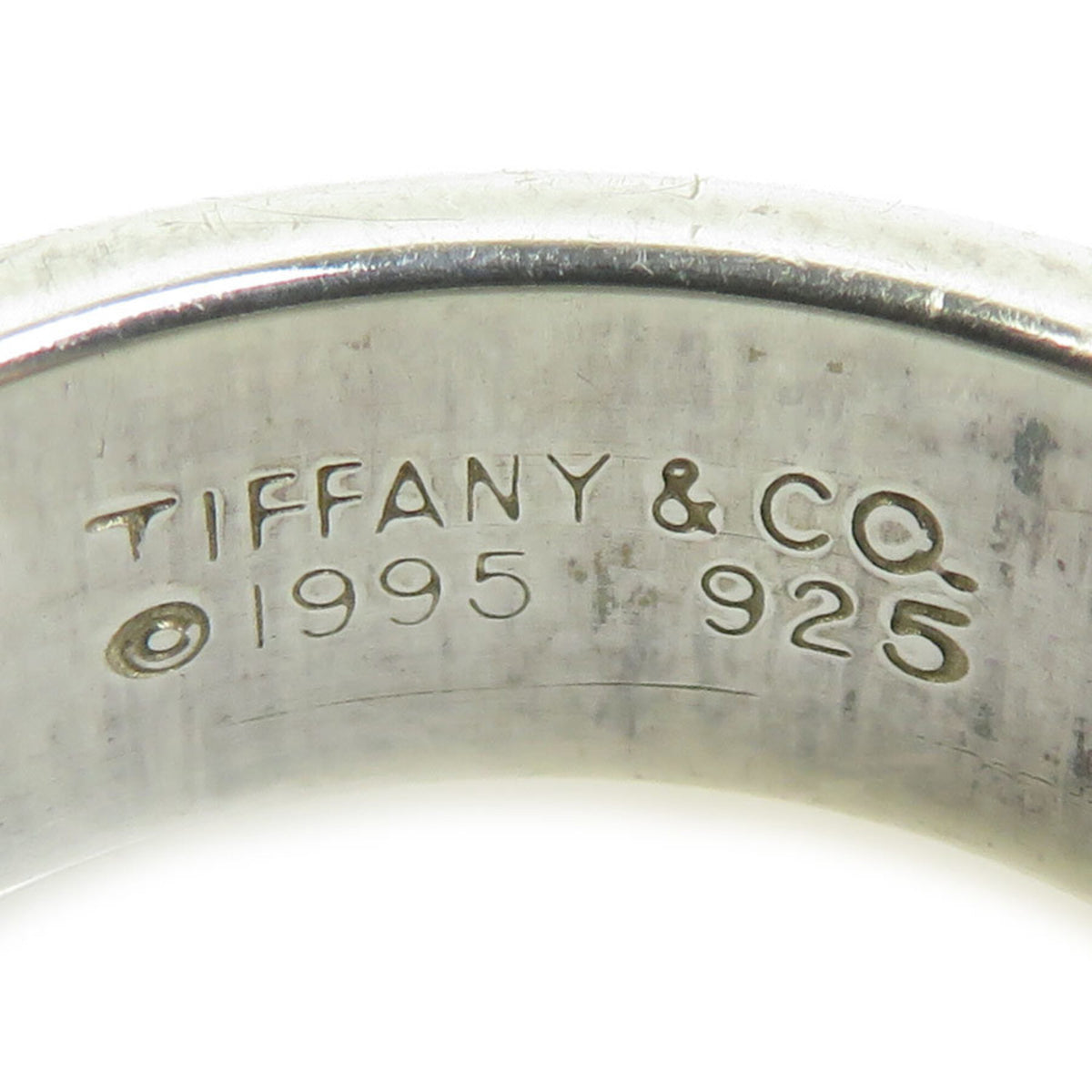 Tiffany Silver Silver 925 Band Ring (Pre-Owned)