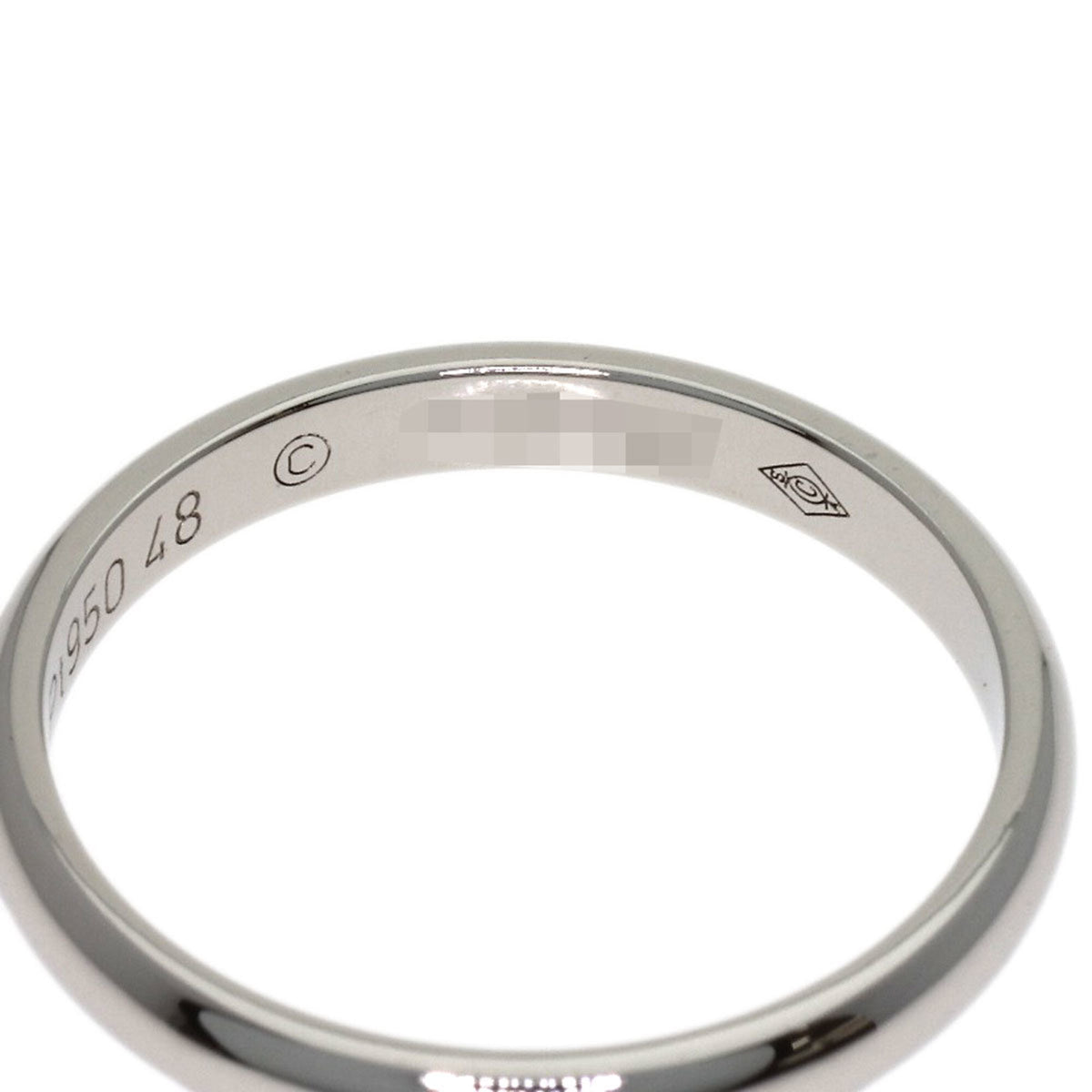 Cartier Platinum 950 Band Ring (Pre-Owned)