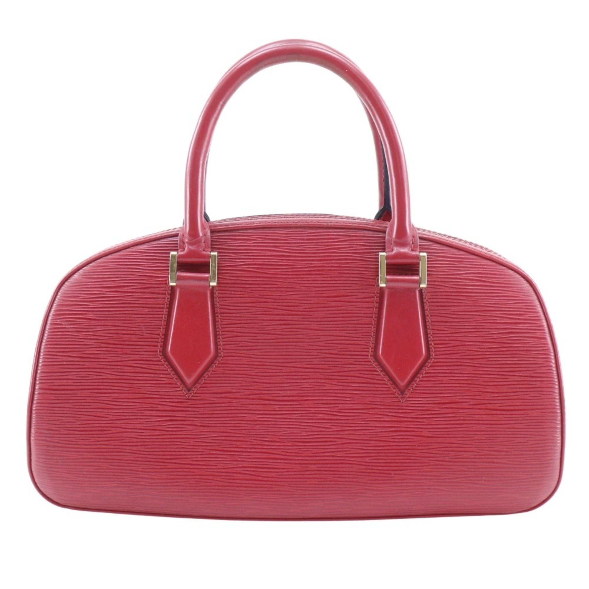 Louis Vuitton Castilian Red Red Color Epi Leather Handbag (Pre-Owned)