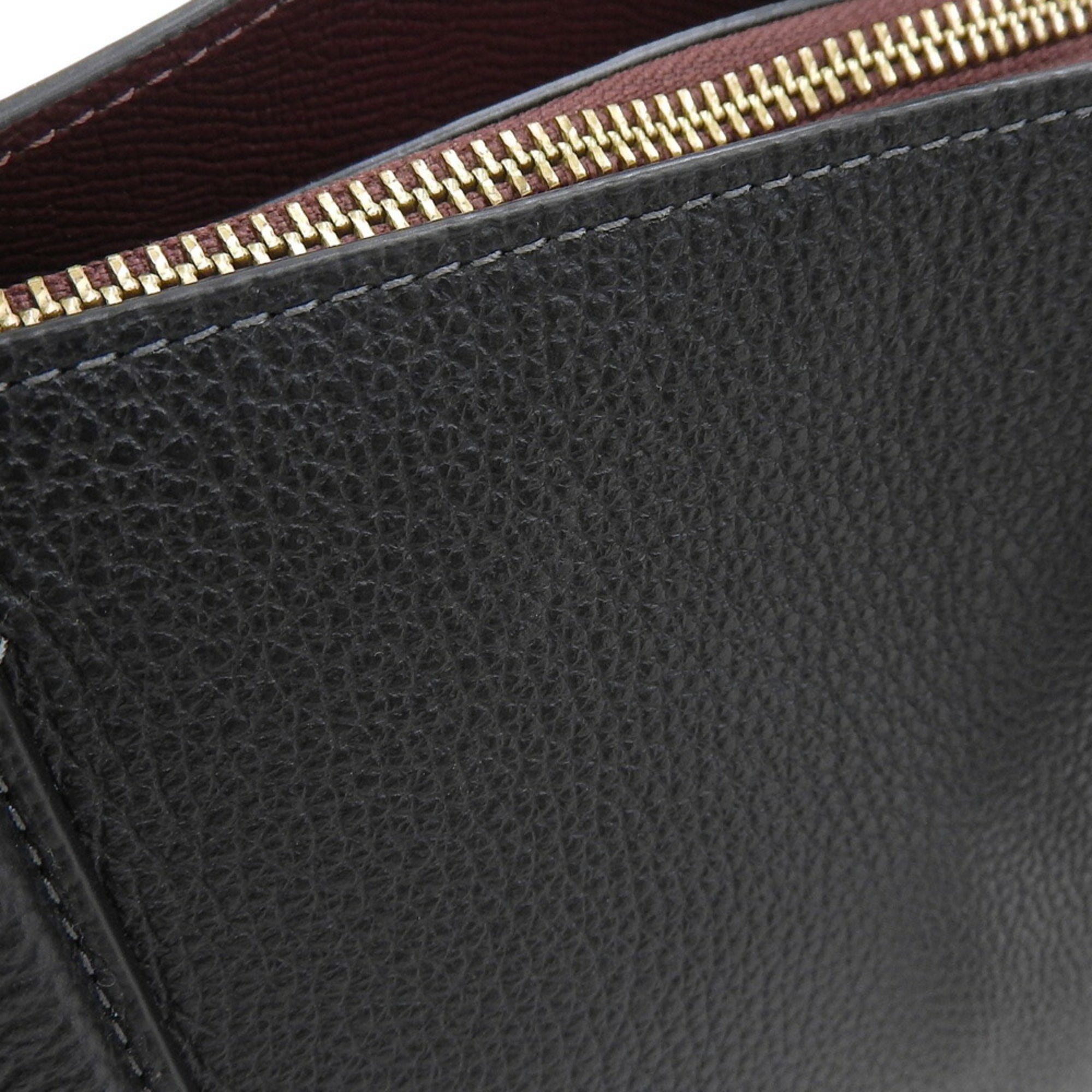 Coach Black Leather Tote Bag (Pre-Owned)