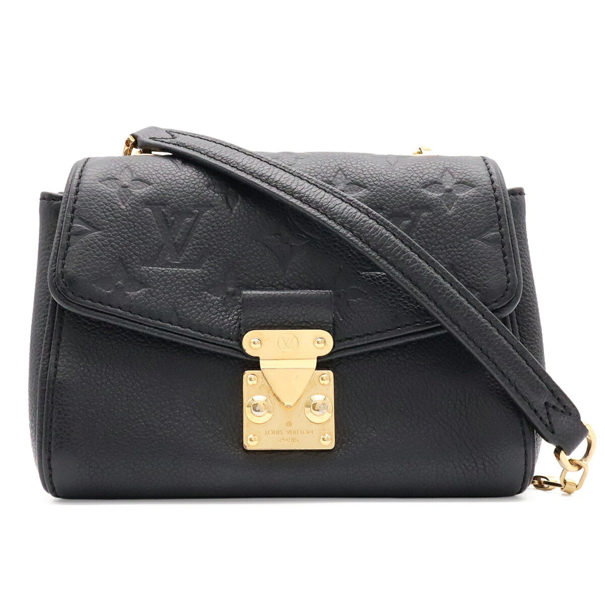 Louis Vuitton Monogram Empreinte Black Noir Monogram Empreinte Shoulder Bag (Pre-Owned)