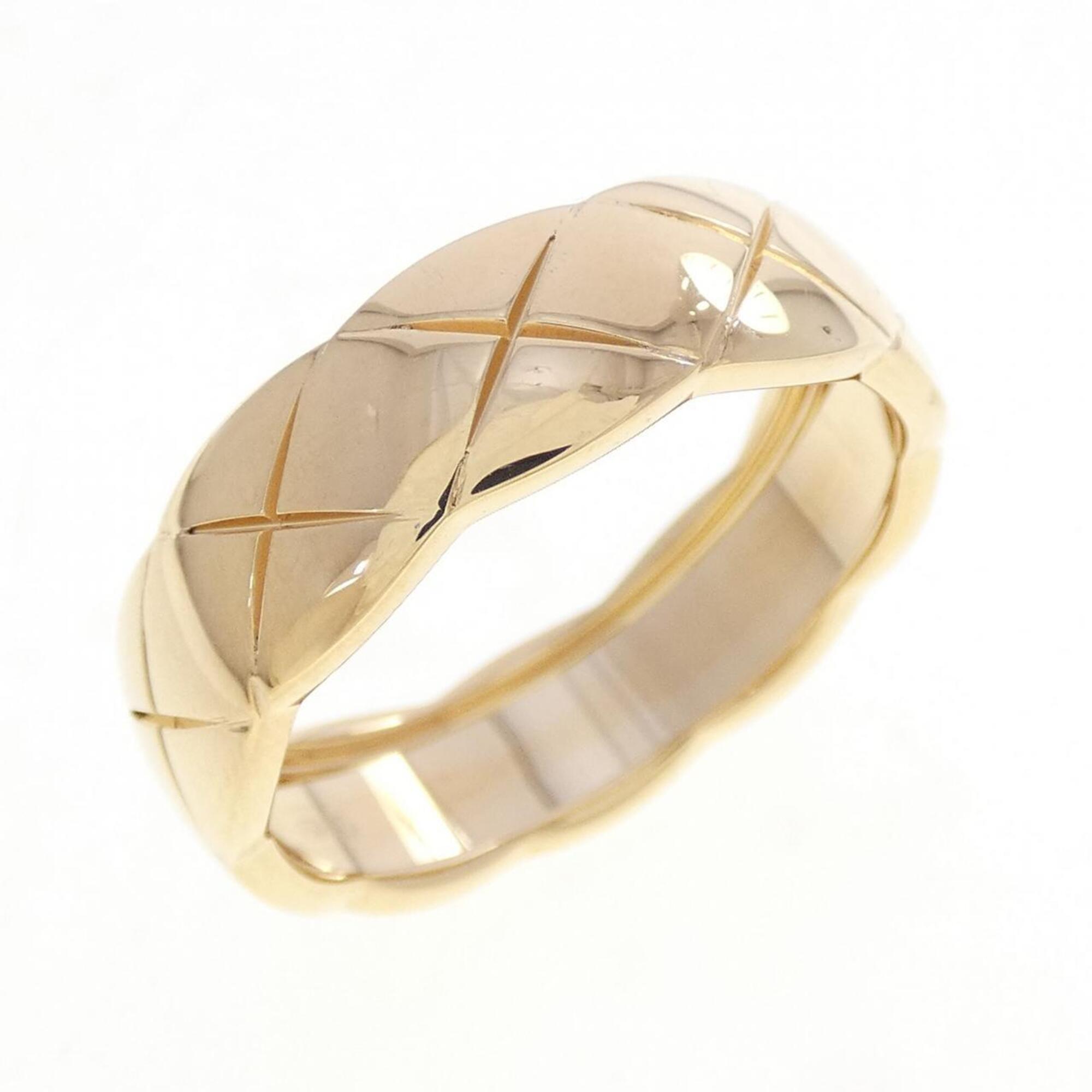 Chanel Pink Gold Pink Gold (18K) Band Ring (Pre-Owned)