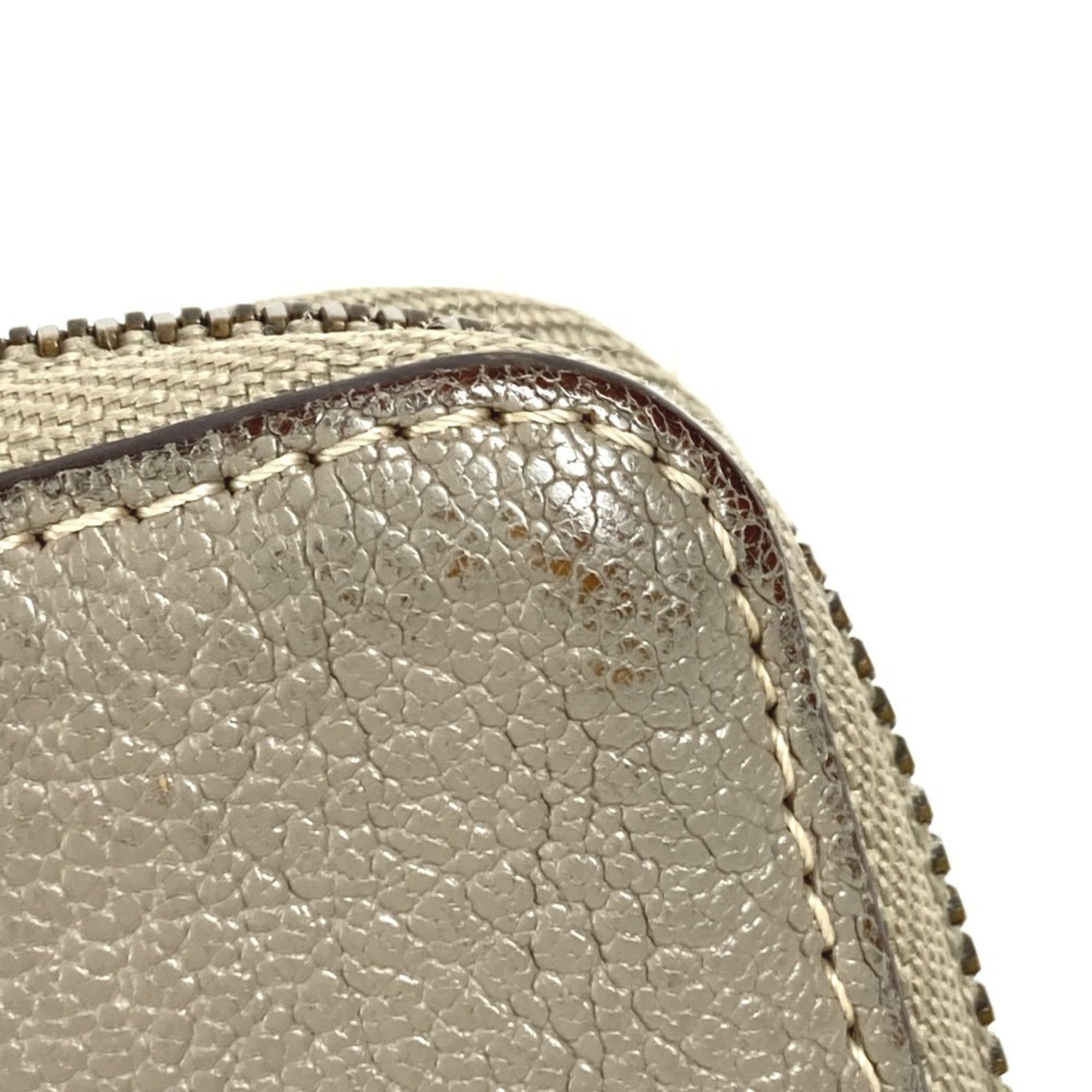 Louis Vuitton Galle Gray Velone Suhali Leather Long Wallet (Bi-Fold) (Pre-Owned)