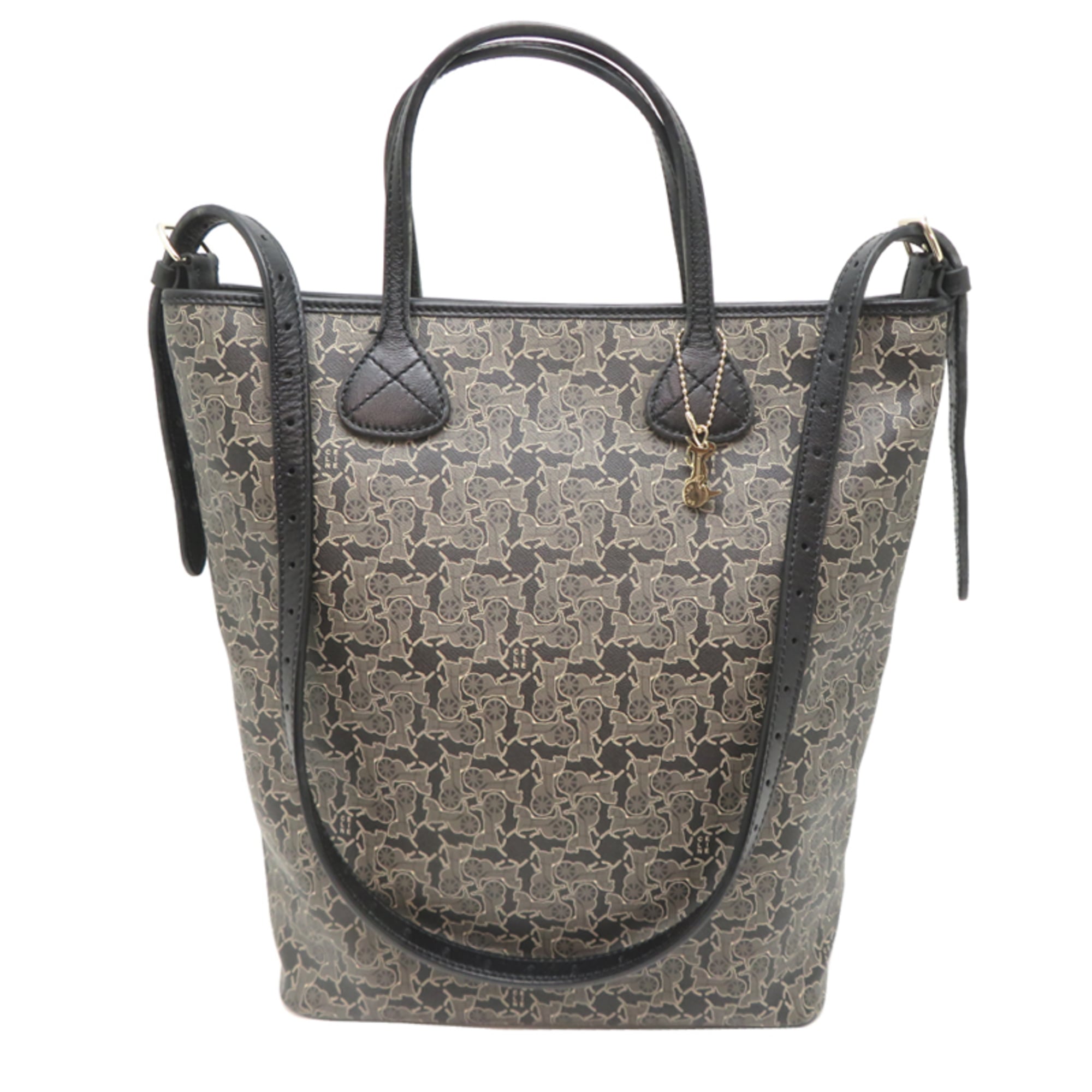 Celine Black Pvc Leather Tote Bag (Pre-Owned)
