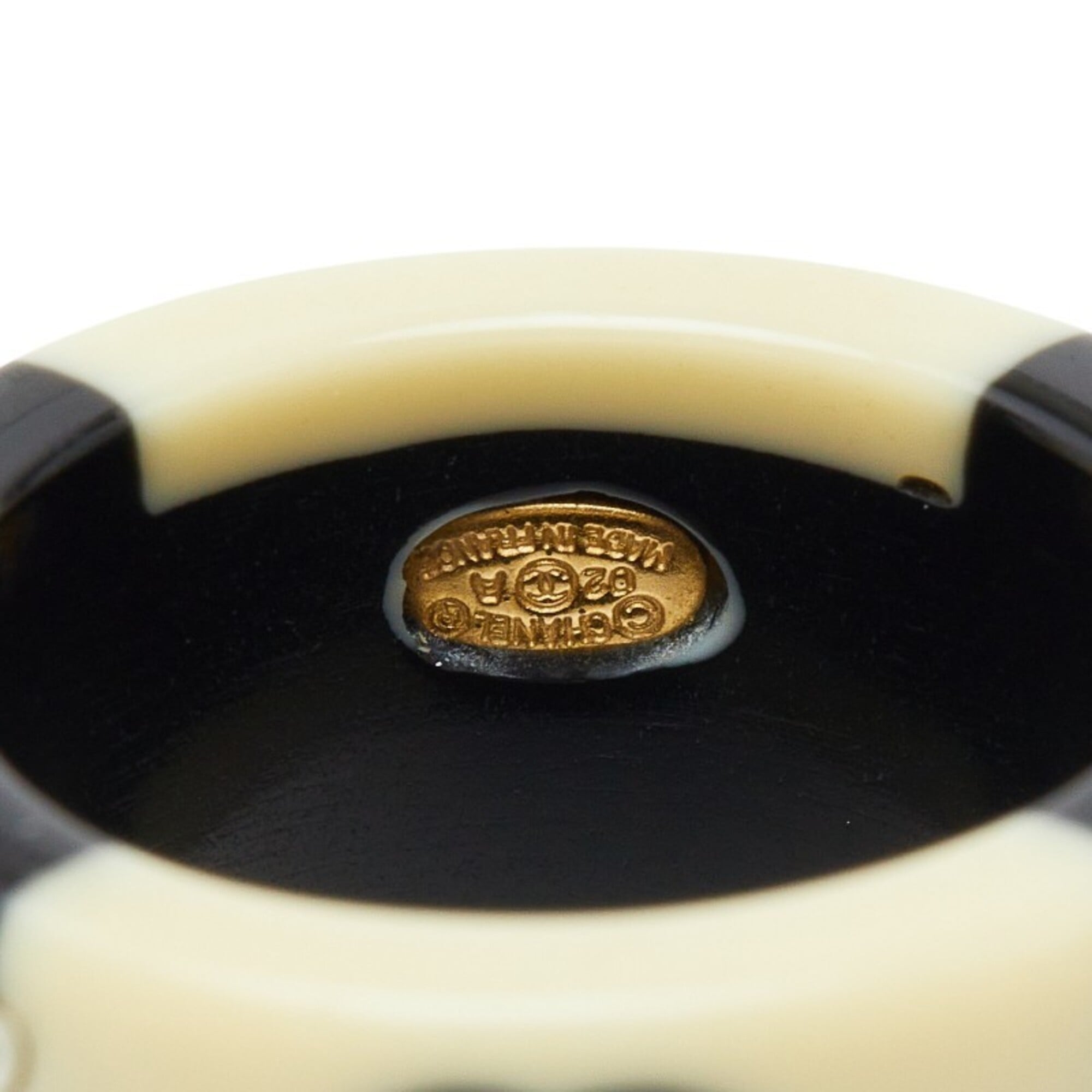 Chanel Black Ivory Plastic (Pre-Owned)