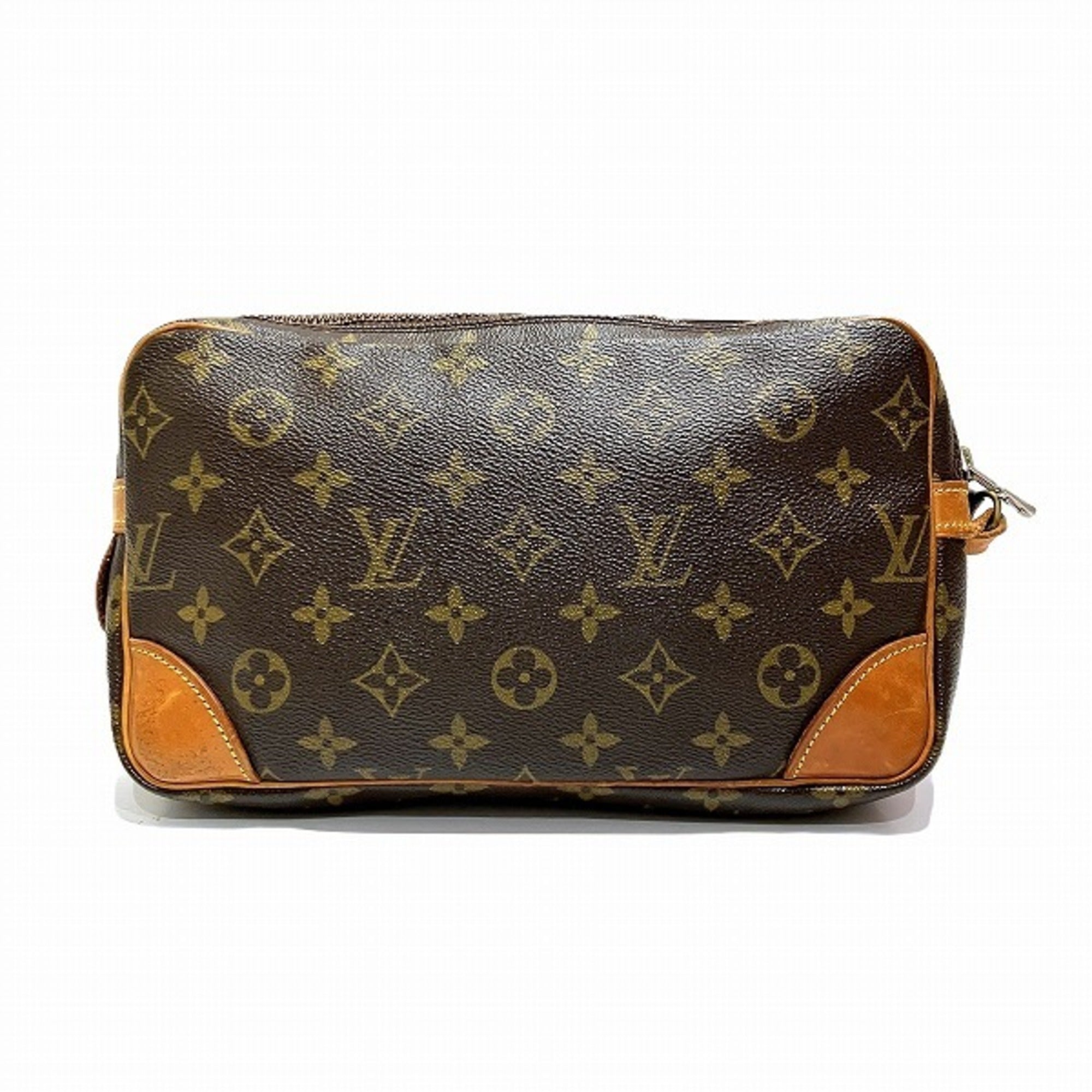Louis Vuitton Monogram Brown Monogram Clutch Bag (Pre-Owned)