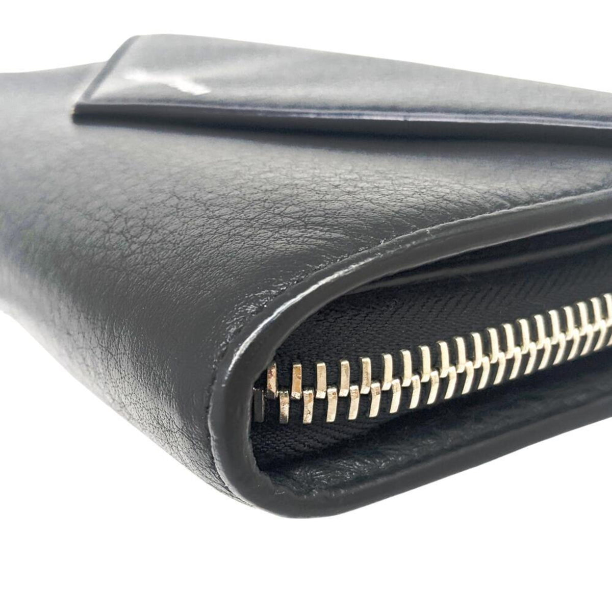 Balenciaga Black Leather Long Wallet (Bi-Fold) (Pre-Owned)