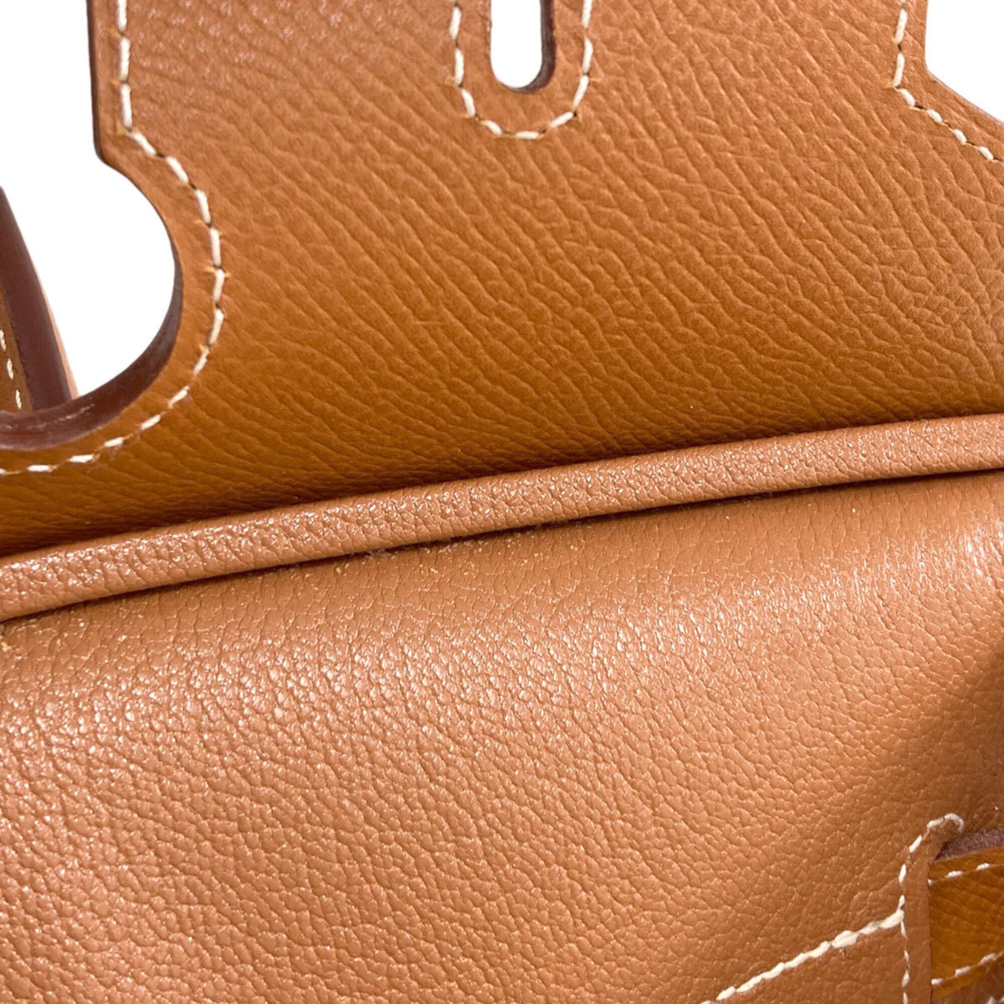 Hermes Gold Epsom Leather Handbag (Pre-Owned)