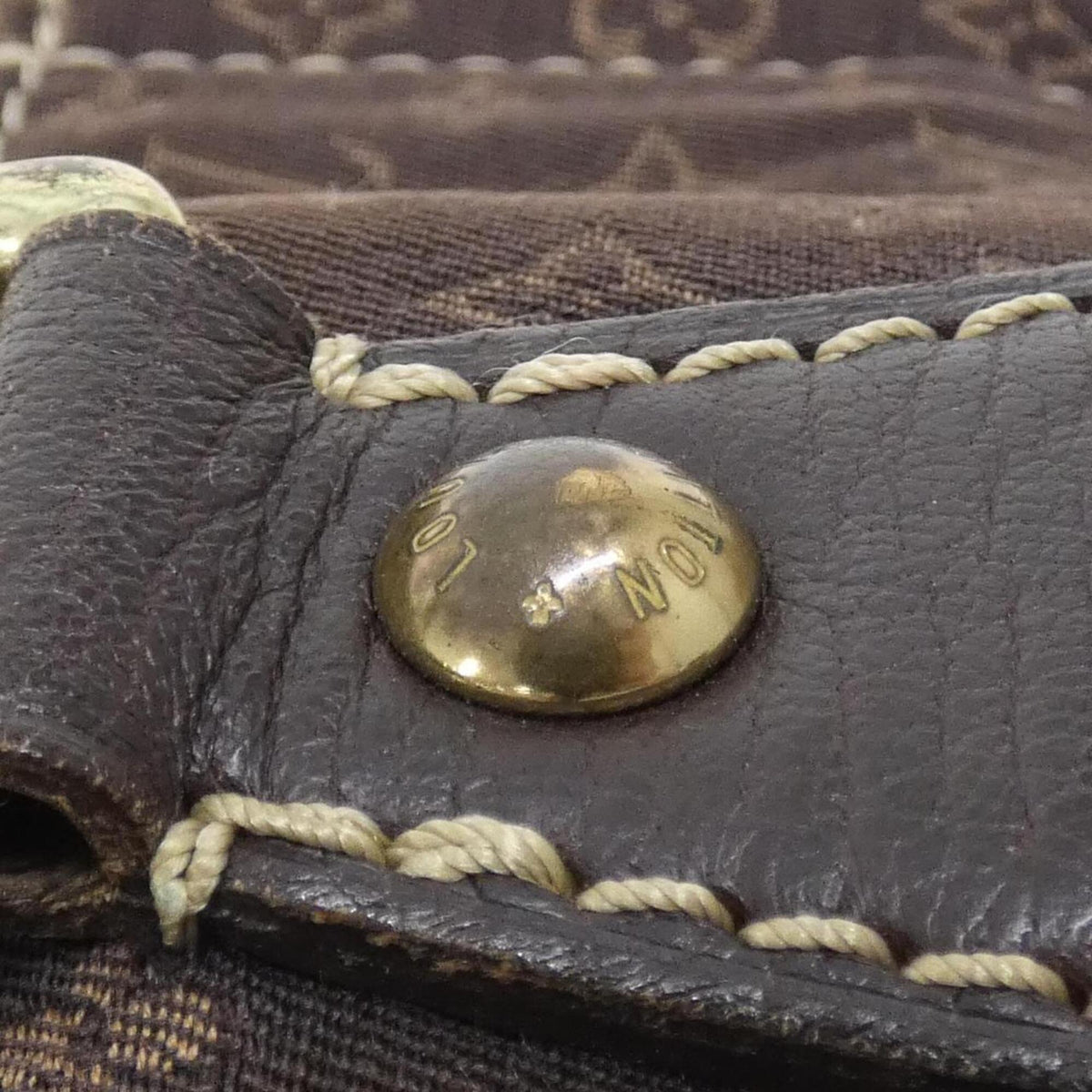 Louis Vuitton Ebene Canvas Handbag (Pre-Owned)