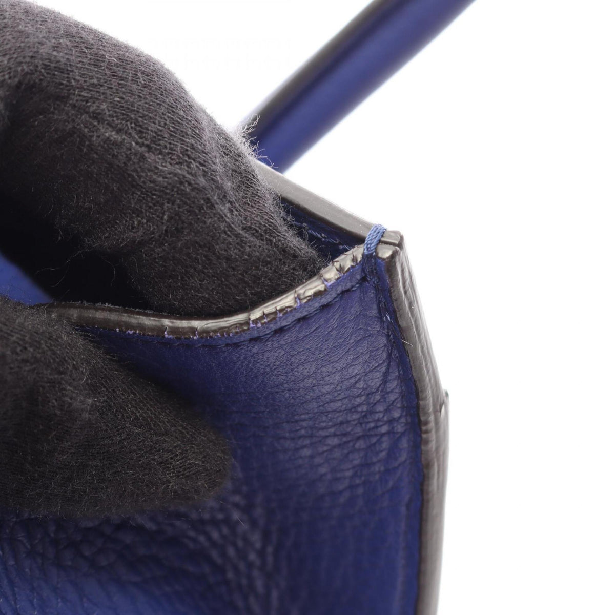 Celine Blue Leather Handbag (Pre-Owned)