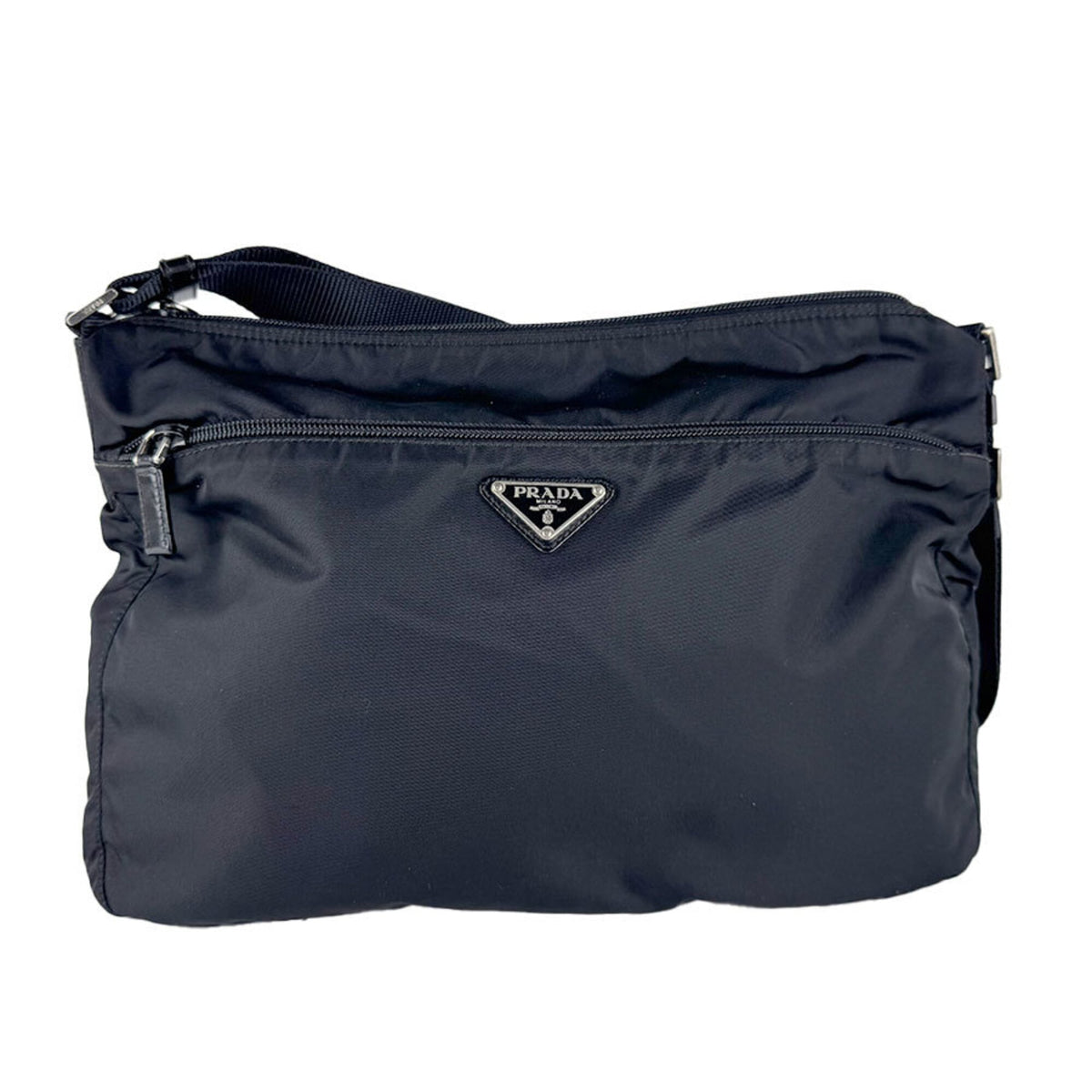 Prada Black Nylon Shoulder Bag (Pre-Owned)