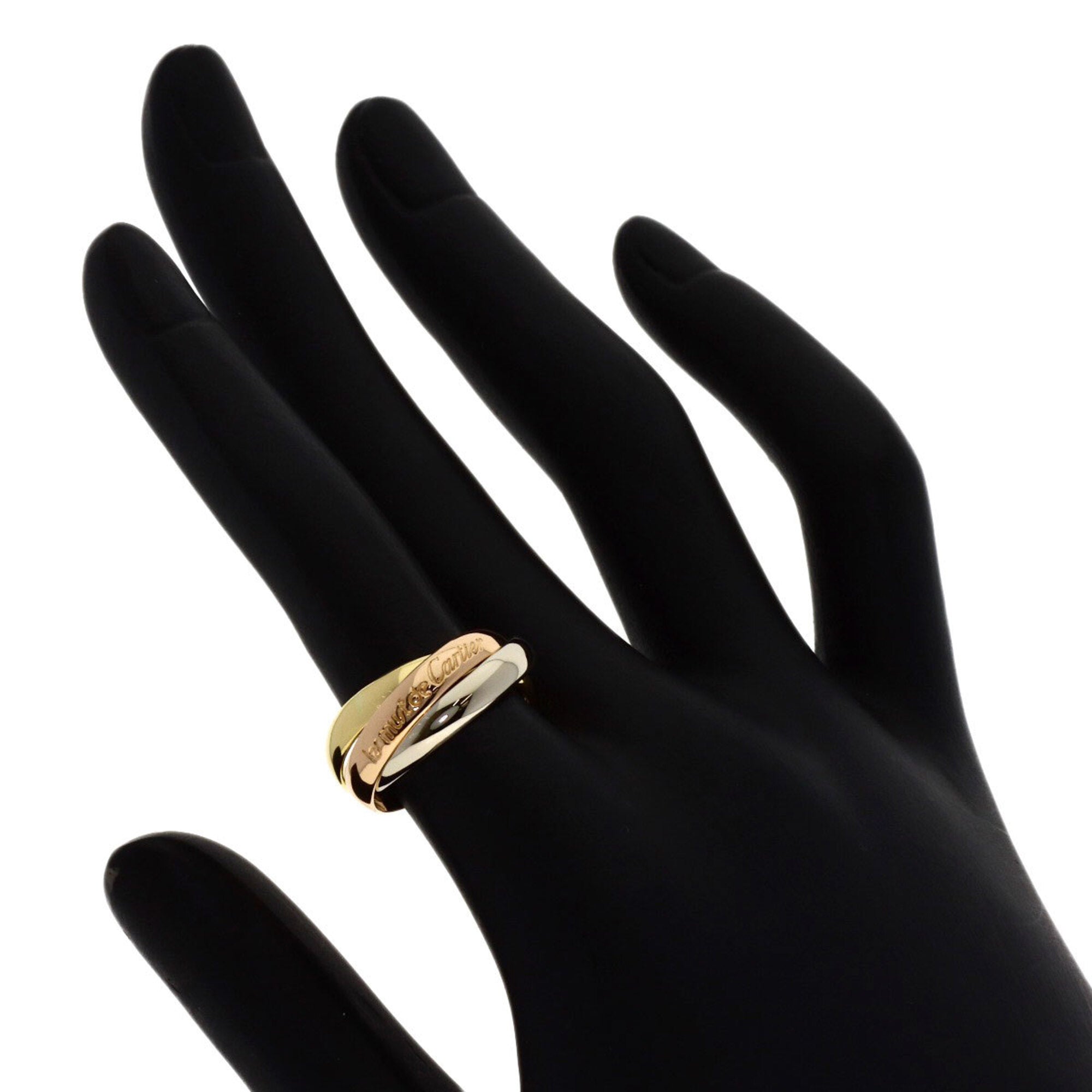 Cartier Yellow Gold (18K) Pink Gold (18K) White Gold (18K) Band Ring (Pre-Owned)