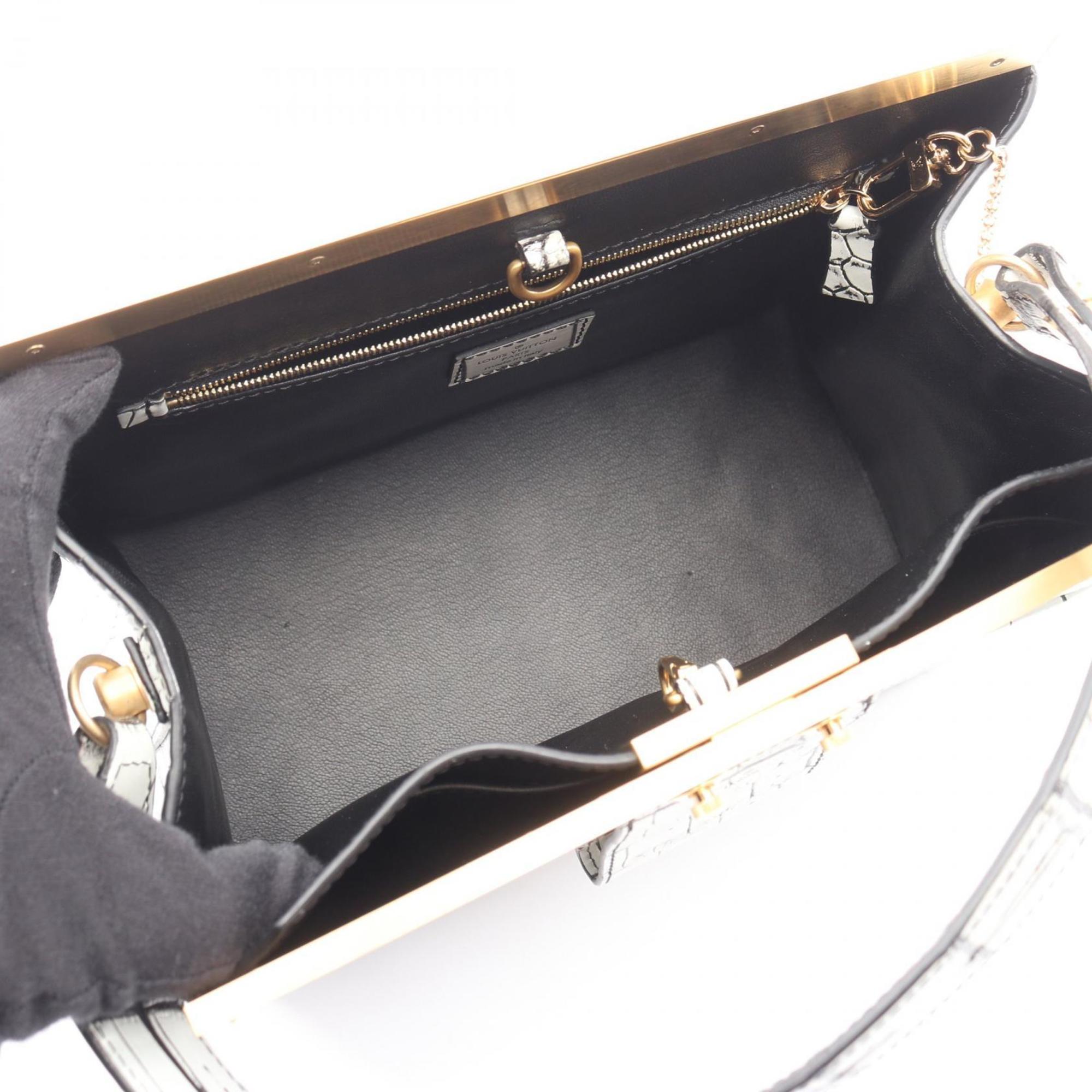 Louis Vuitton White Leather Handbag (Pre-Owned)