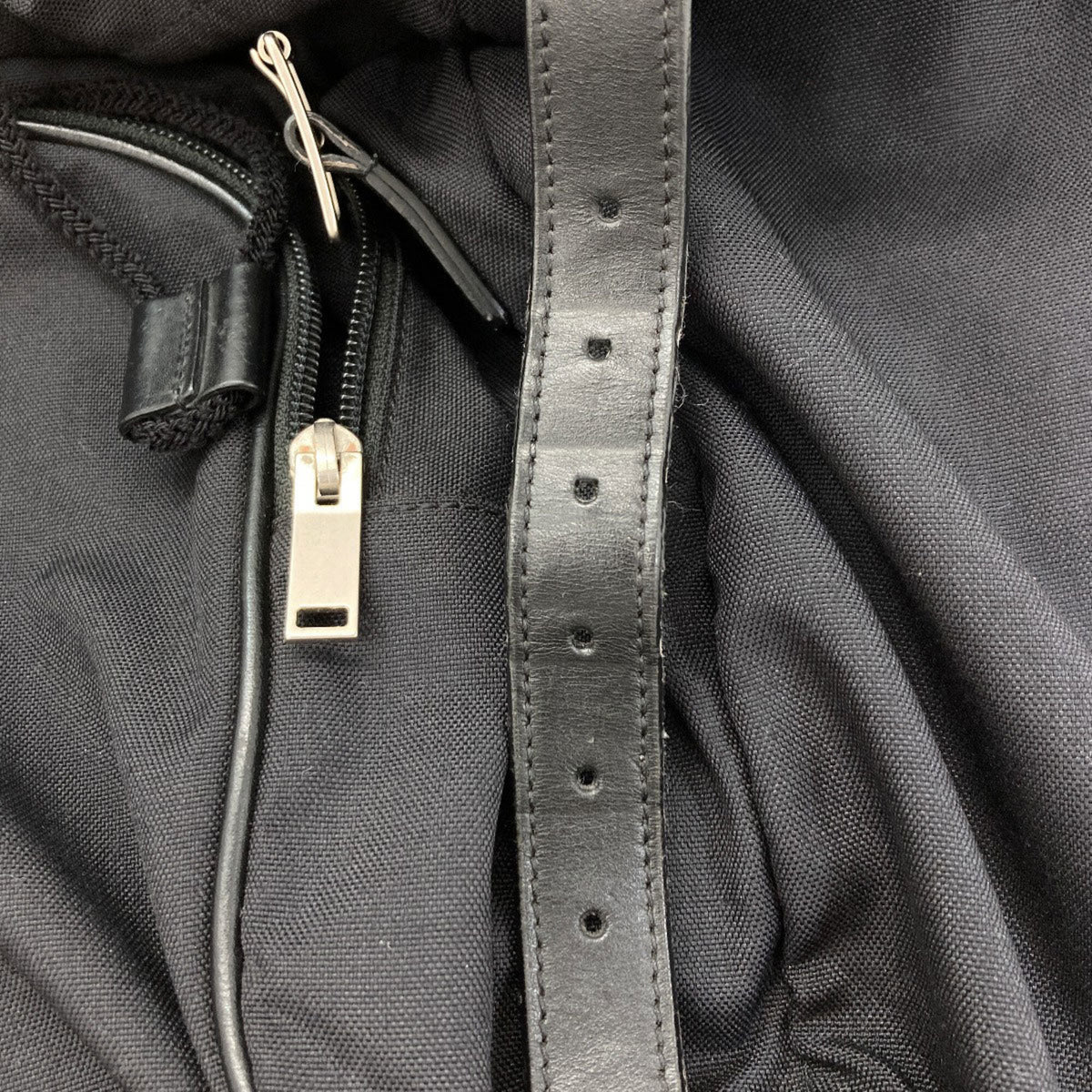 Saint Laurent Black Canvas Backpack (Pre-Owned)