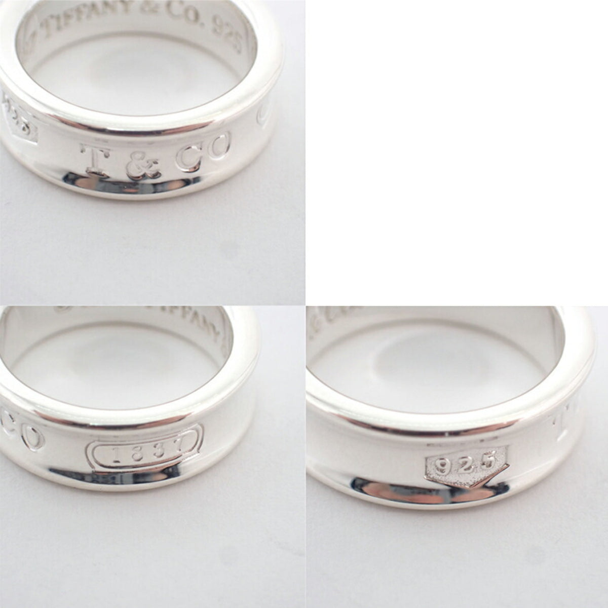 Tiffany Sterling Silver 925 Band Ring (Pre-Owned)