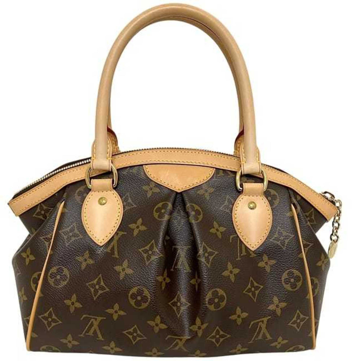 Louis Vuitton Brown Monogram Leather Handbag (Pre-Owned)