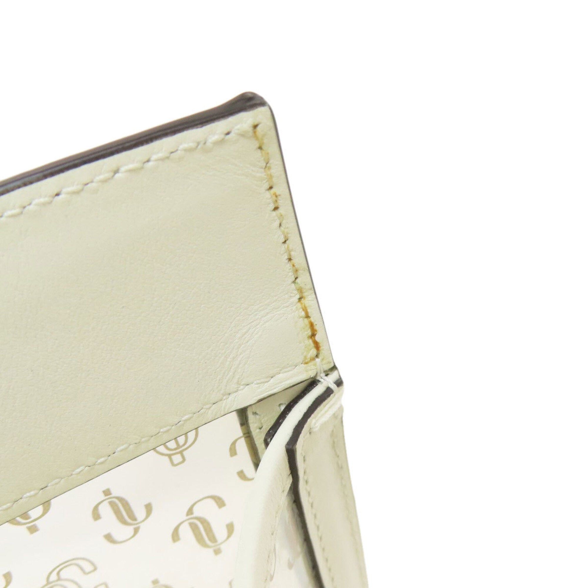 Jimmy Choo Clear White Vinyl Handbag Pouch (Pre-Owned)