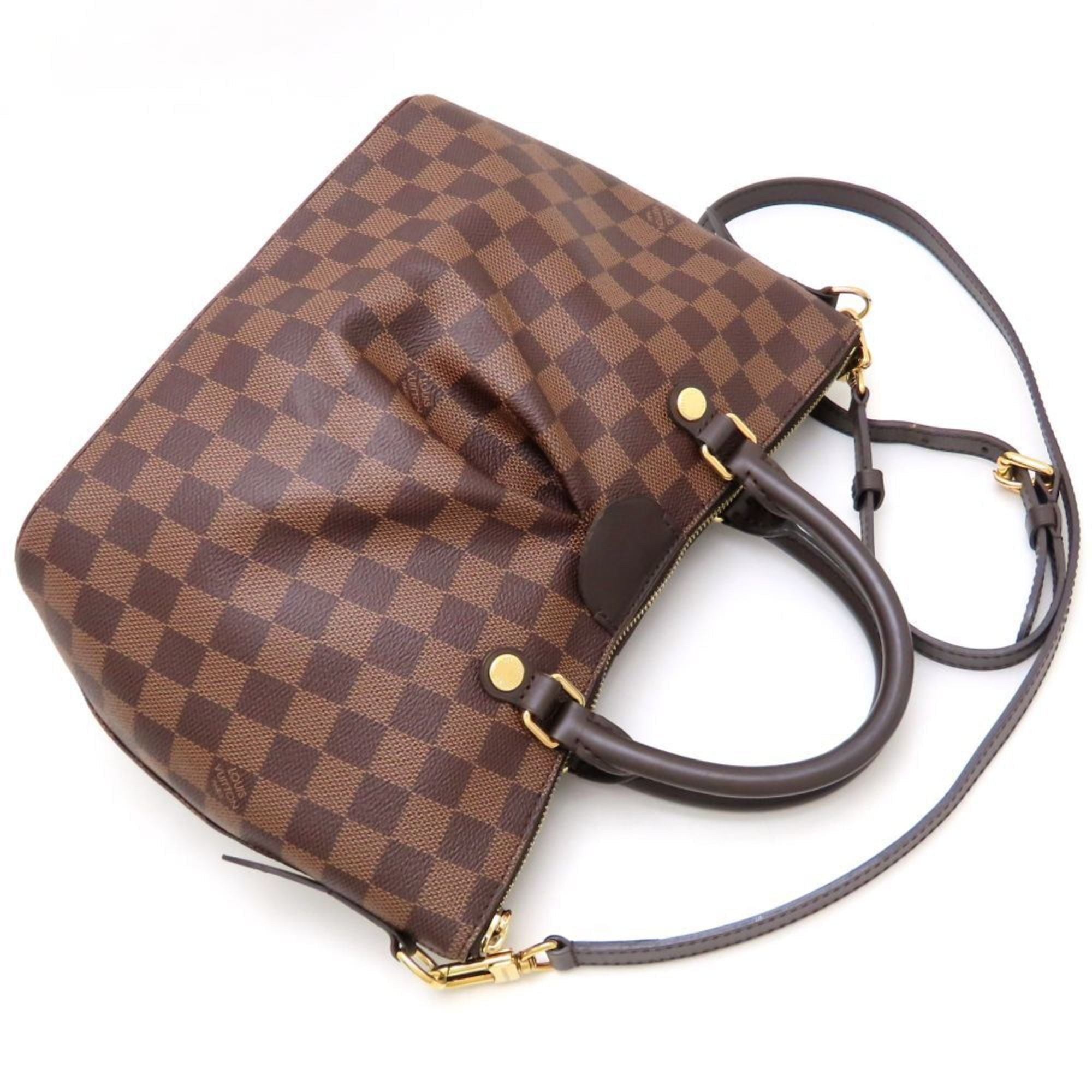 Louis Vuitton Damier Brown Canvas Handbag (Pre-Owned)