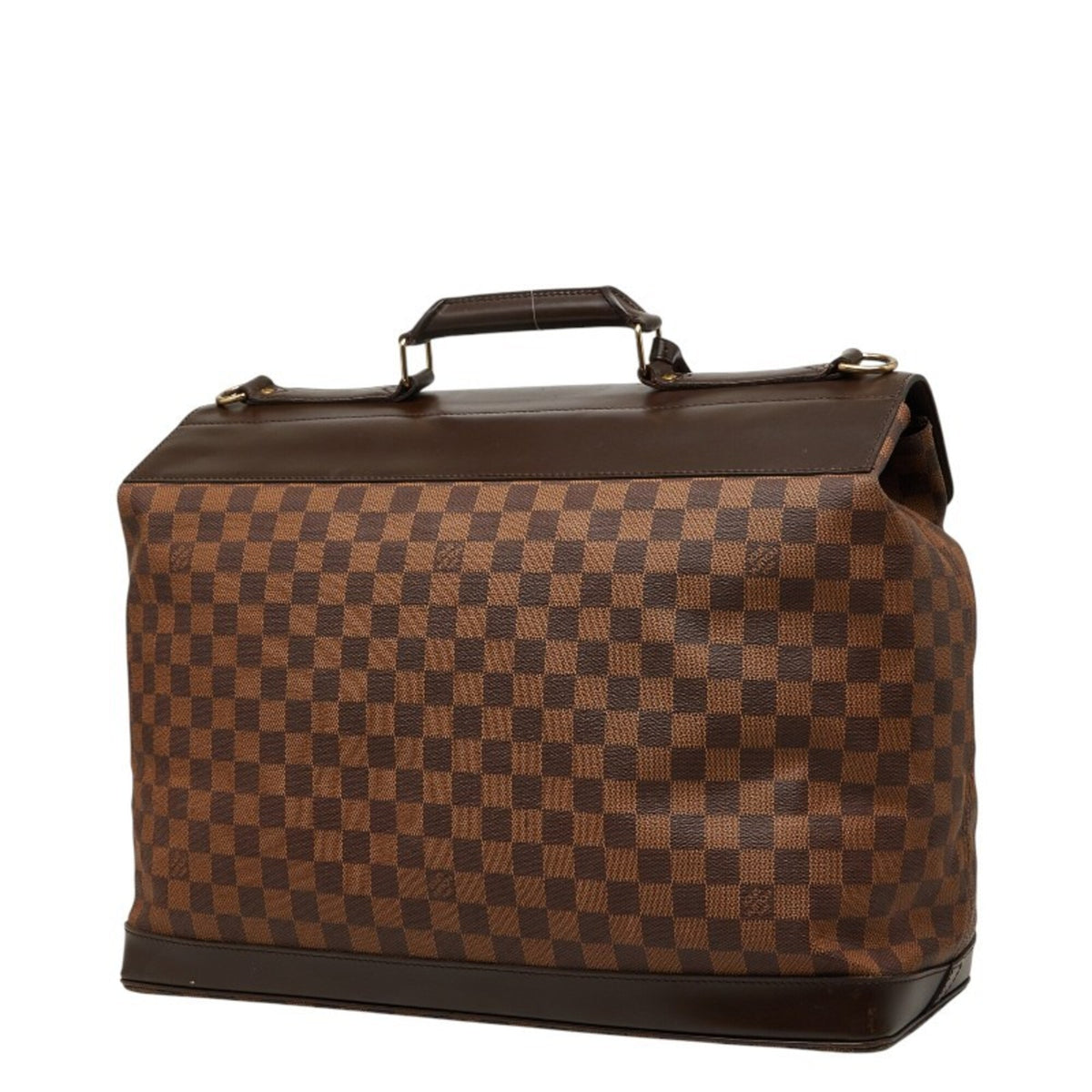 Louis Vuitton Brown Pvc Leather Boston Bag Shoulder Bag (Pre-Owned)