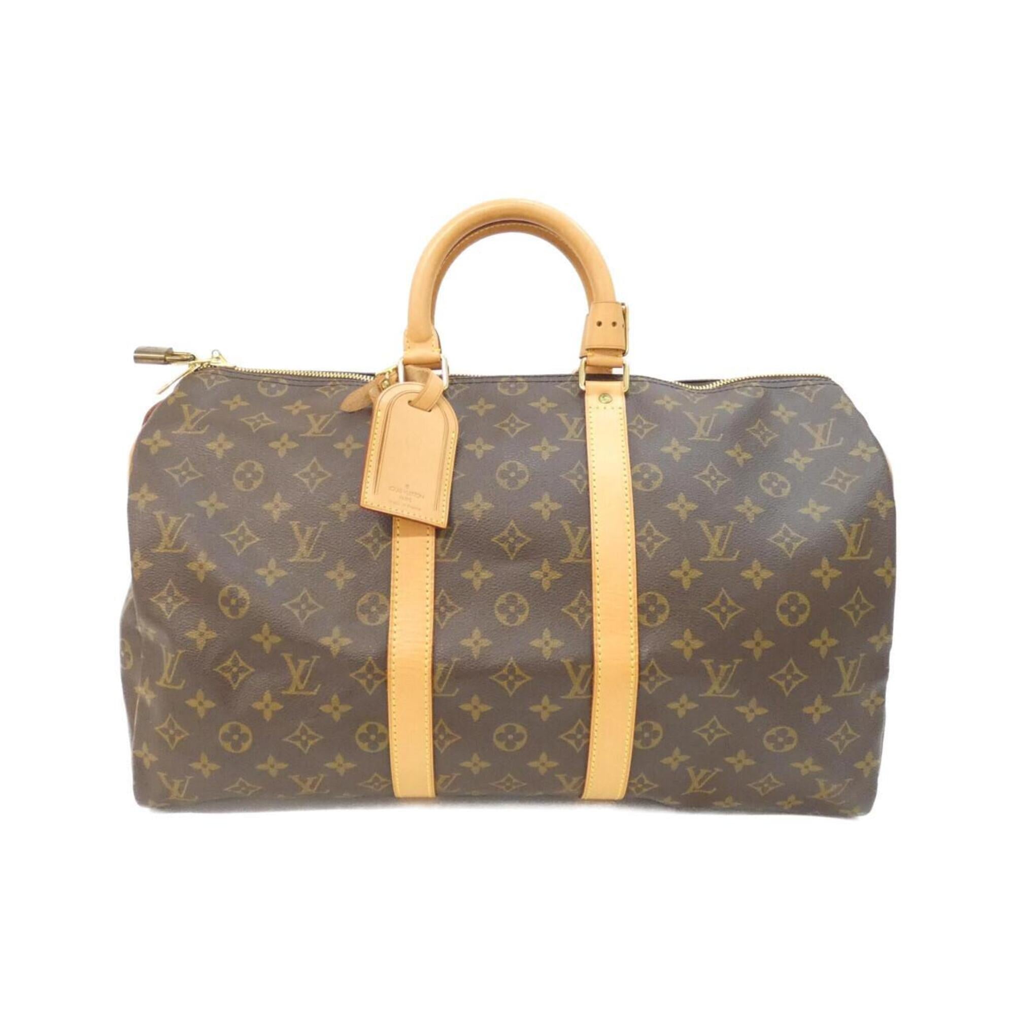 Louis Vuitton Monogram Marron Coated Canvas Handbag (Pre-Owned)